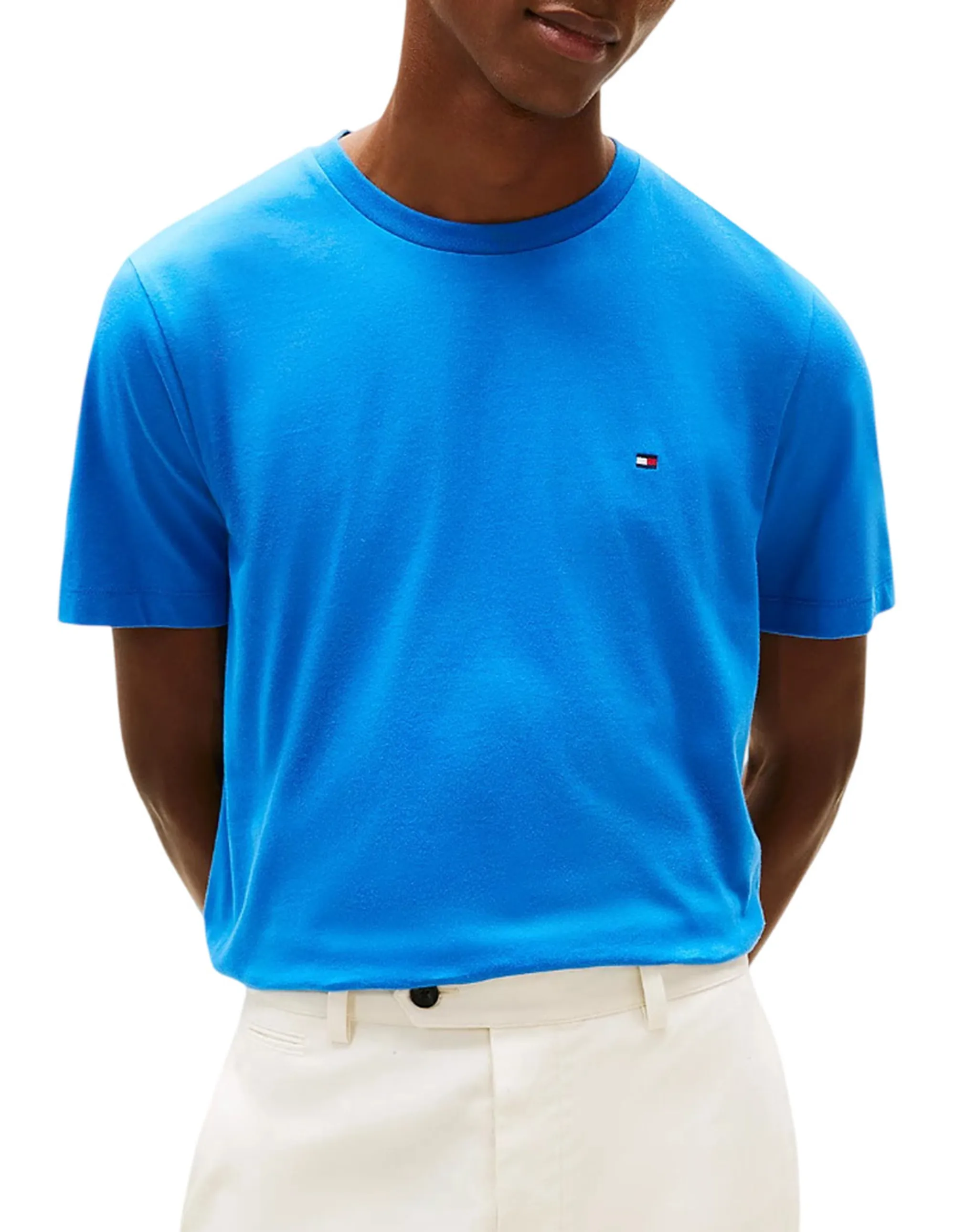 Tommy Hilfiger T-Shirt Turchese Mw0Mw39995 170303