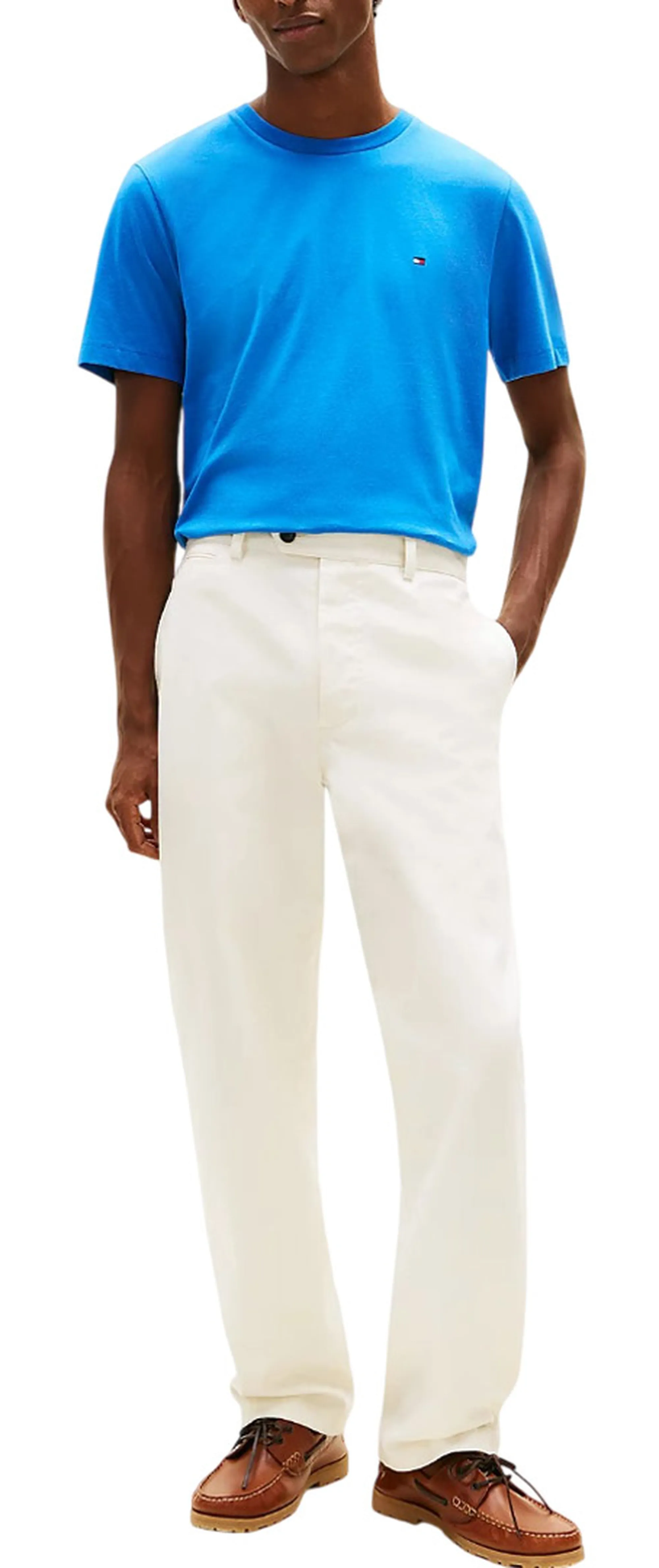 Tommy Hilfiger T-Shirt Turchese Mw0Mw39995 170305