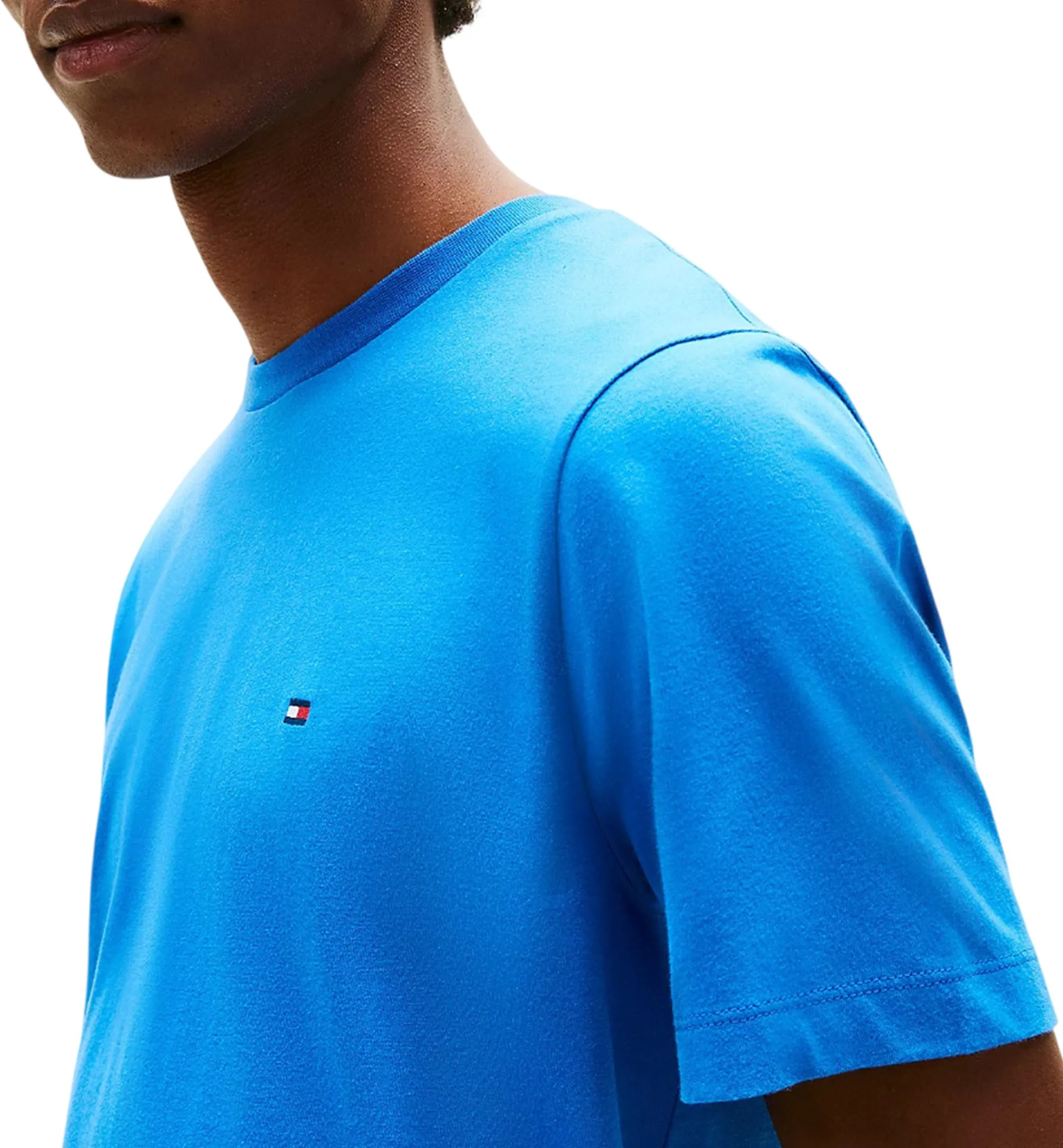 Tommy Hilfiger T-Shirt Turchese Mw0Mw39995 170306