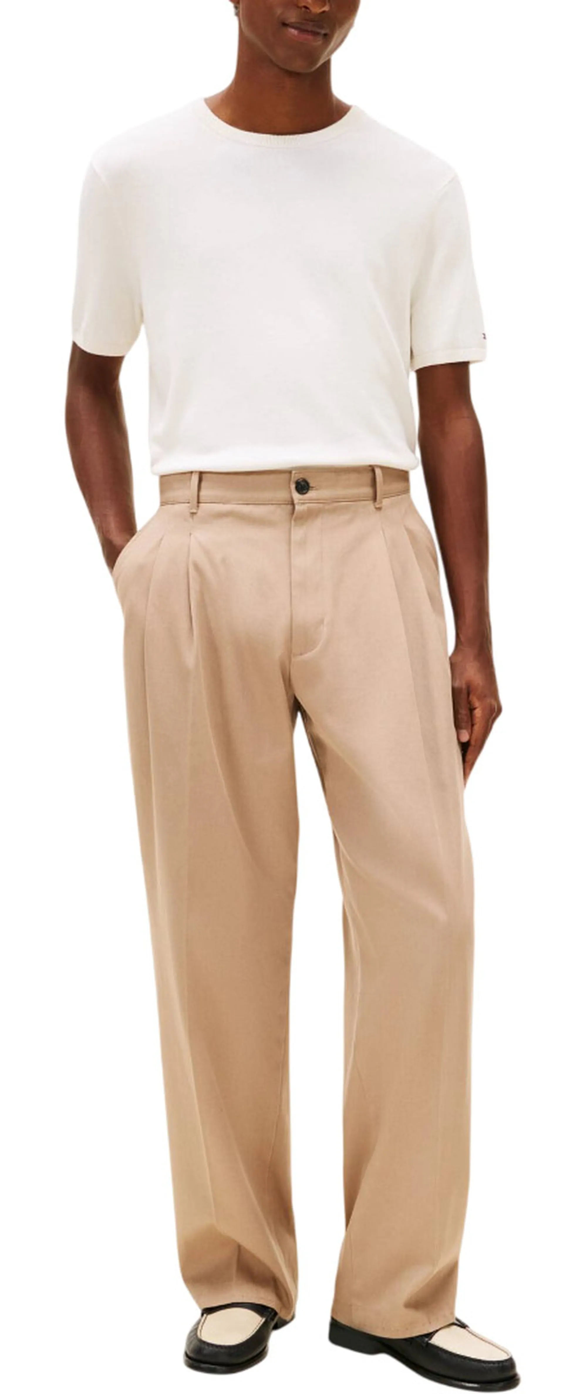 Tommy Hilfiger B'T-Shirt Essential' Ivory Mw0Mw41950 169885