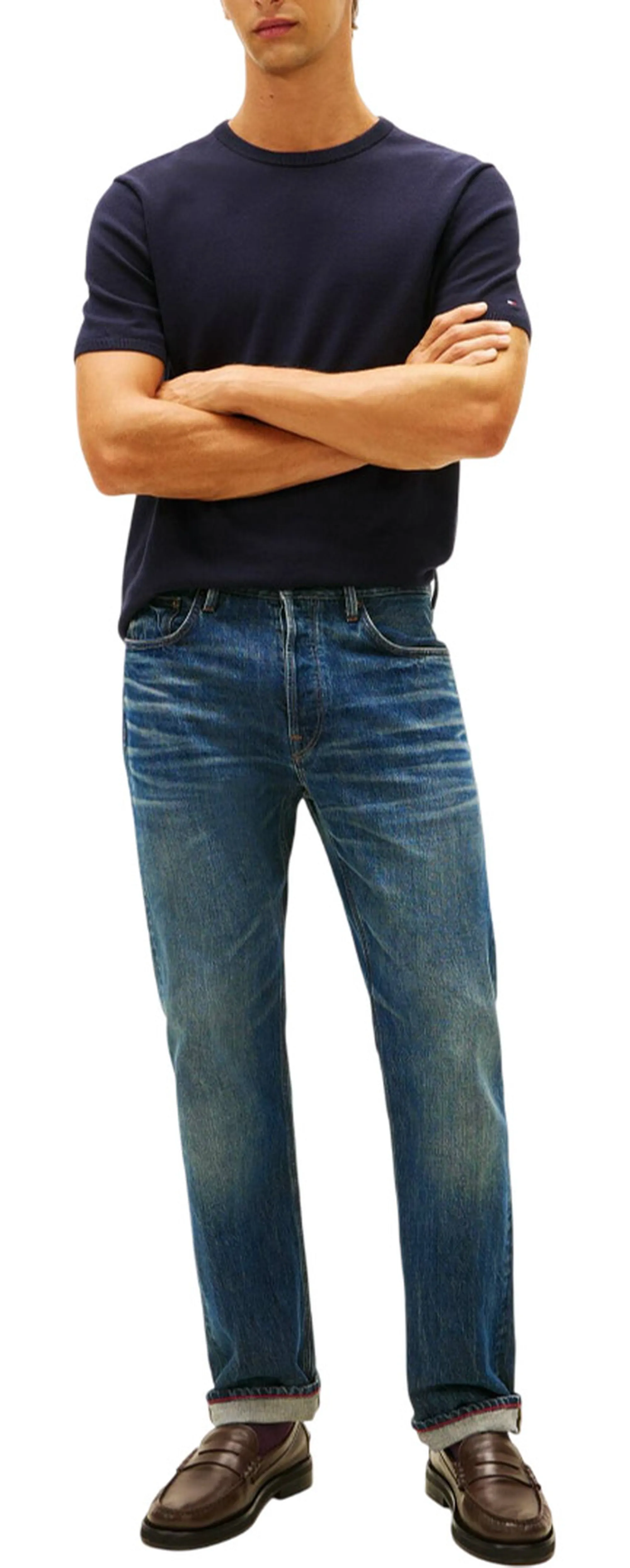 Tommy Hilfiger T-Shirt Essential Blu Mw0Mw41950 169881