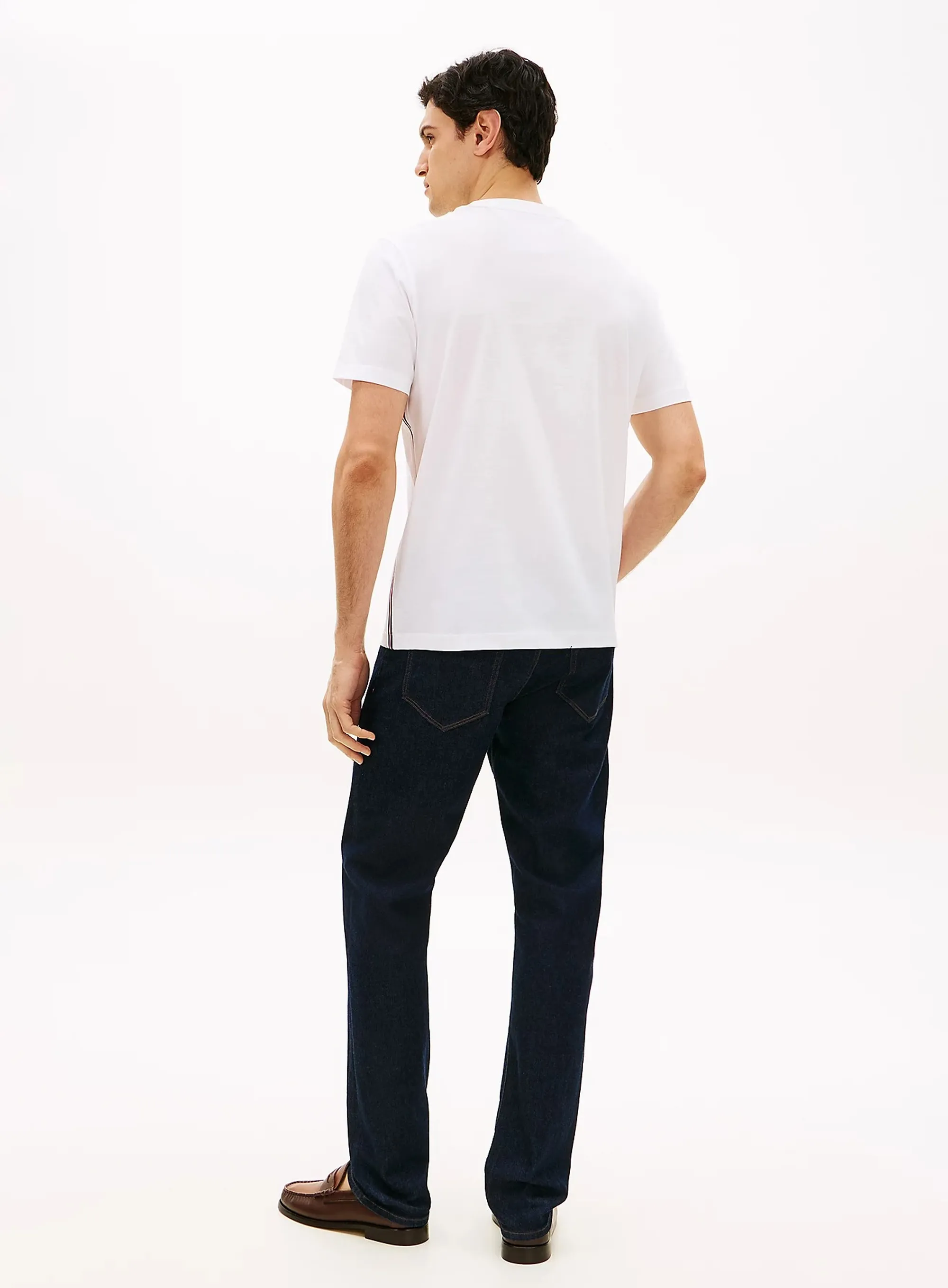 Tommy Hilfiger B'T-Shirt Global Stripe' White Mw0Mw42393 169612