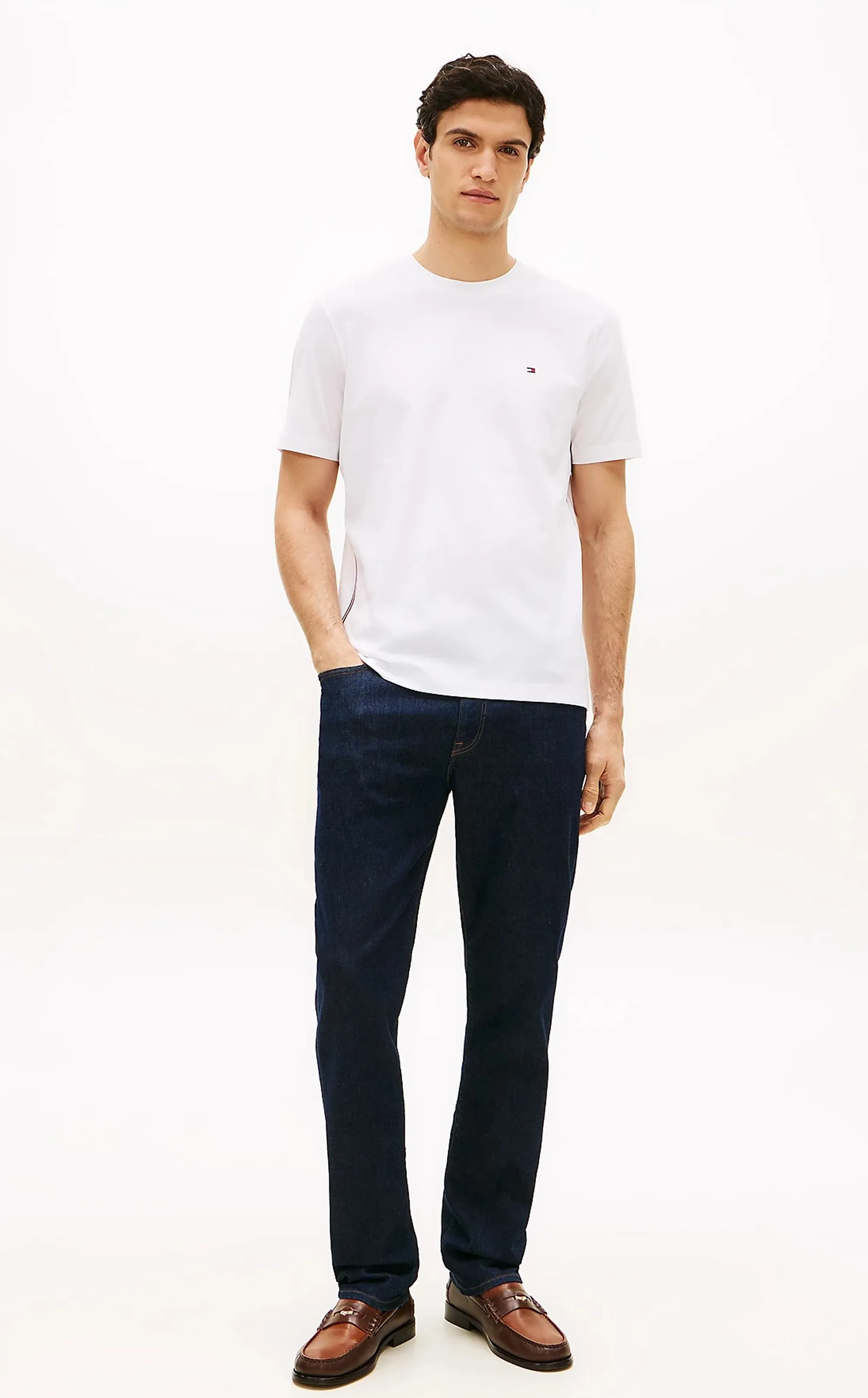 Tommy Hilfiger B'T-Shirt Global Stripe' White Mw0Mw42393 169613