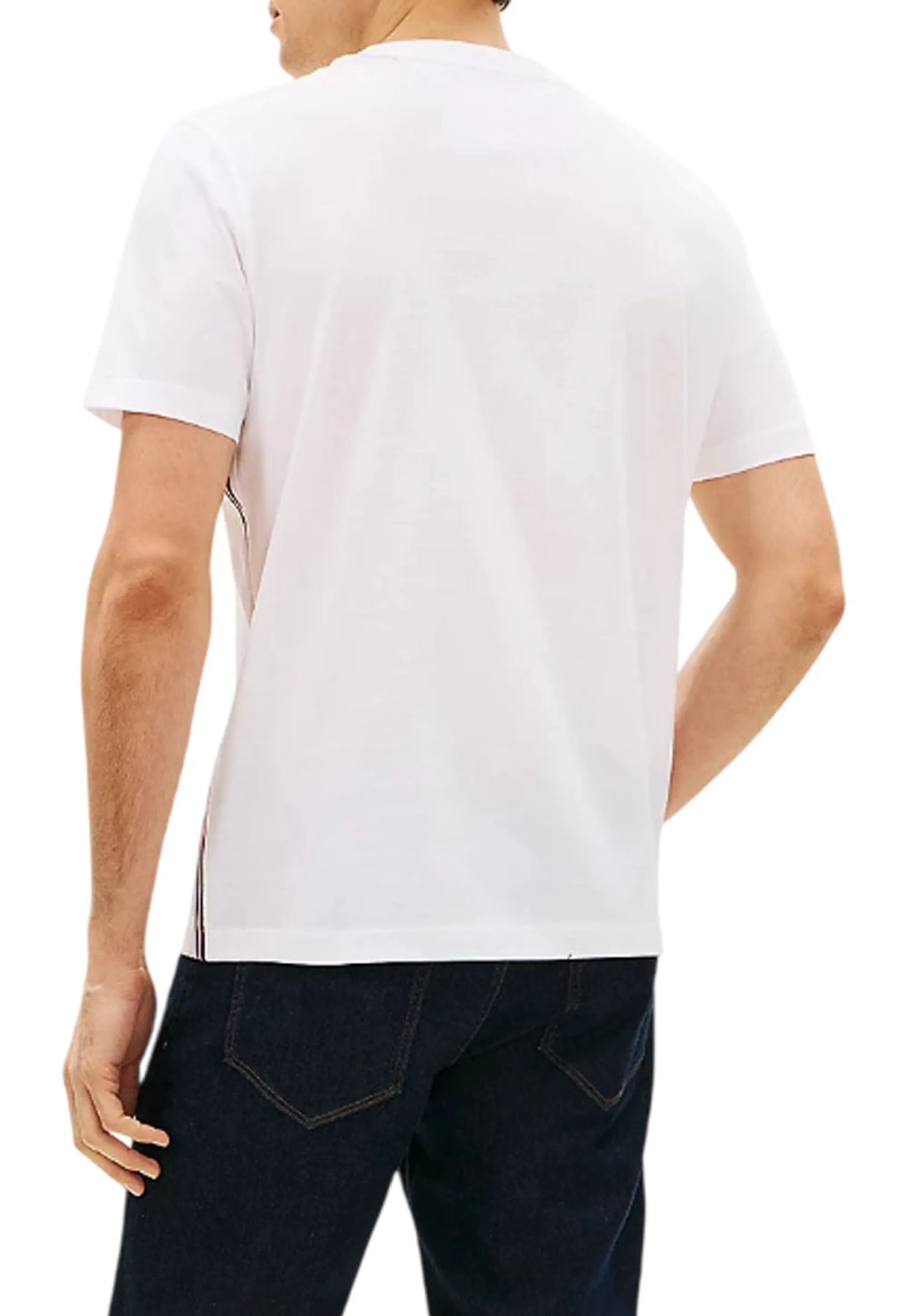 Tommy Hilfiger B'T-Shirt Global Stripe' White Mw0Mw42393 169841