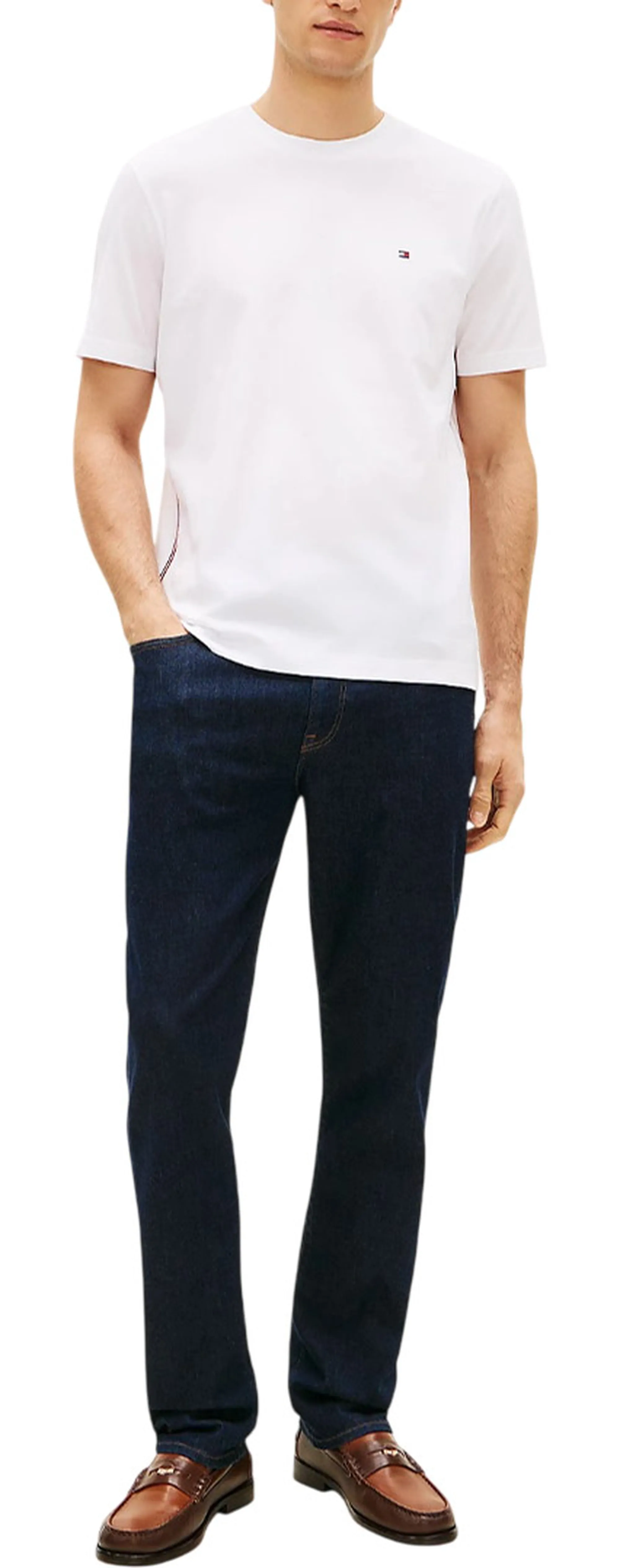 Tommy Hilfiger B'T-Shirt Global Stripe' White Mw0Mw42393 169842