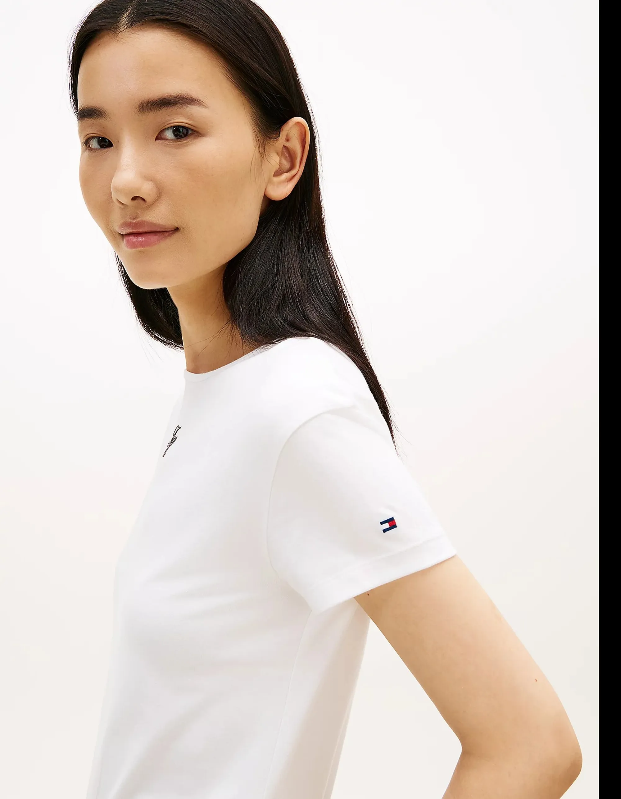 Tommy Hilfiger B'T-Shirt In Jersey' White Ww0Ww48710 169674