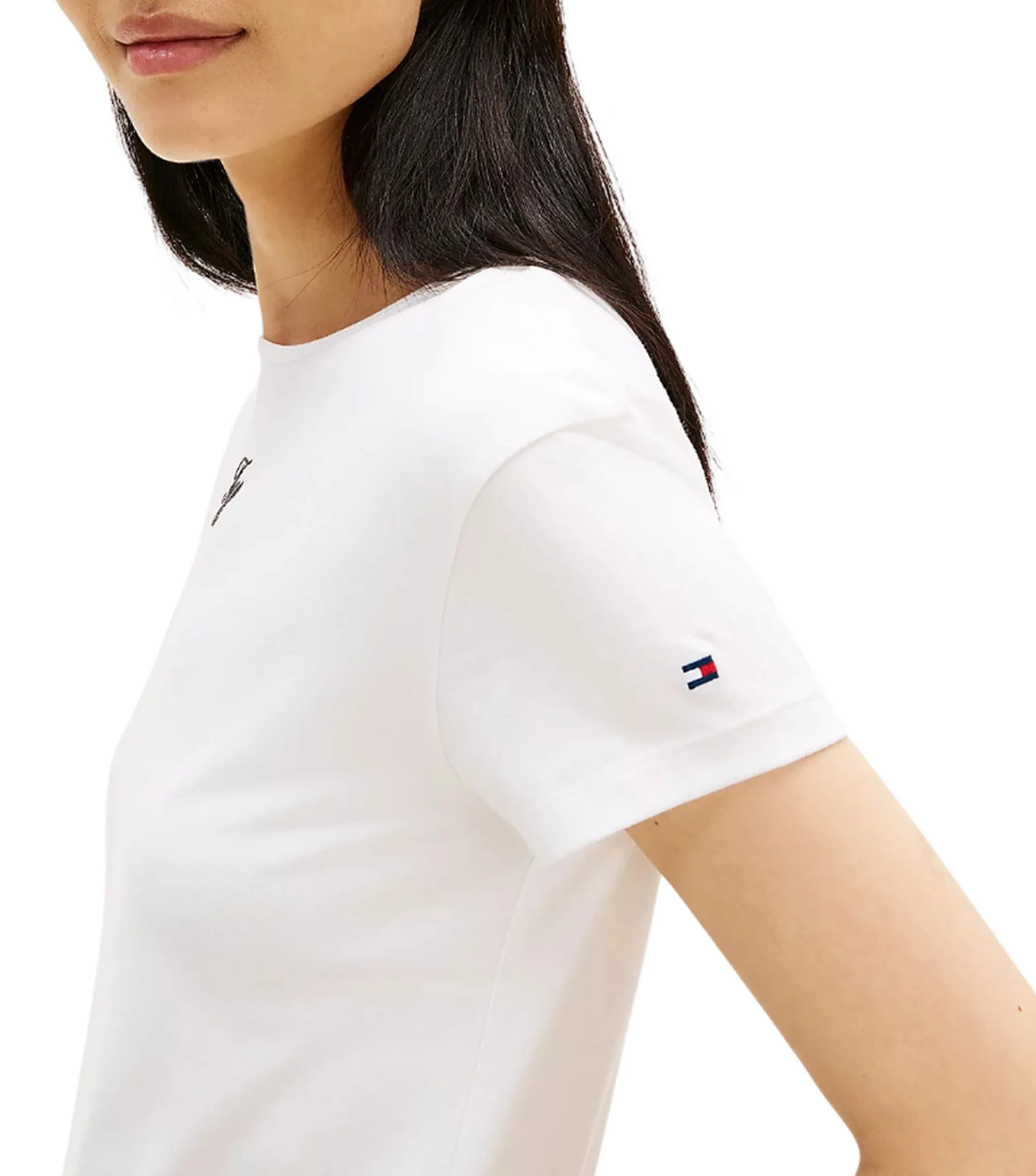 Tommy Hilfiger B'T-Shirt In Jersey' White Ww0Ww48710 170422