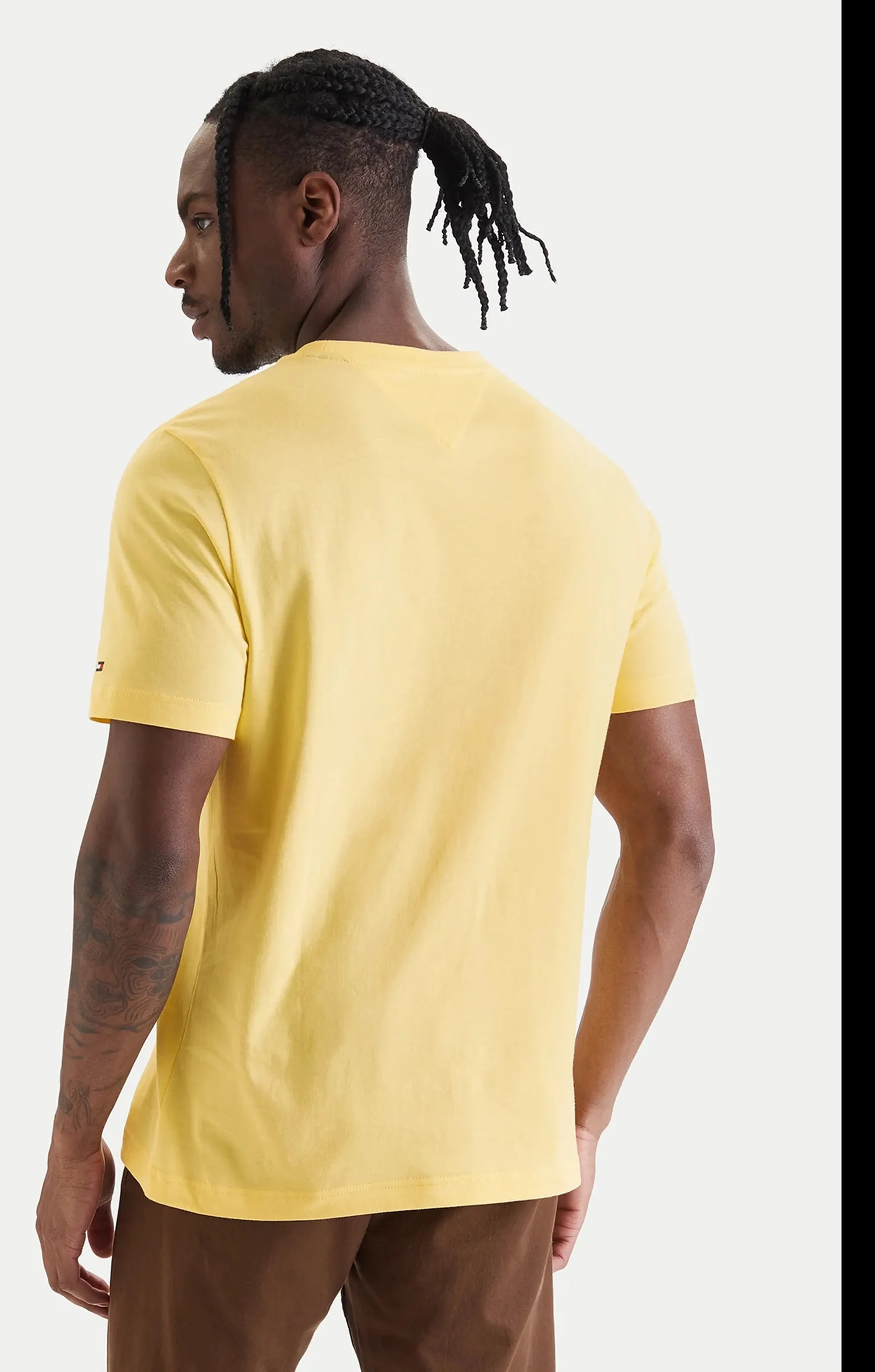 Tommy Hilfiger T-Shirt In Jersey Giallo Mw0Mw42365 173689