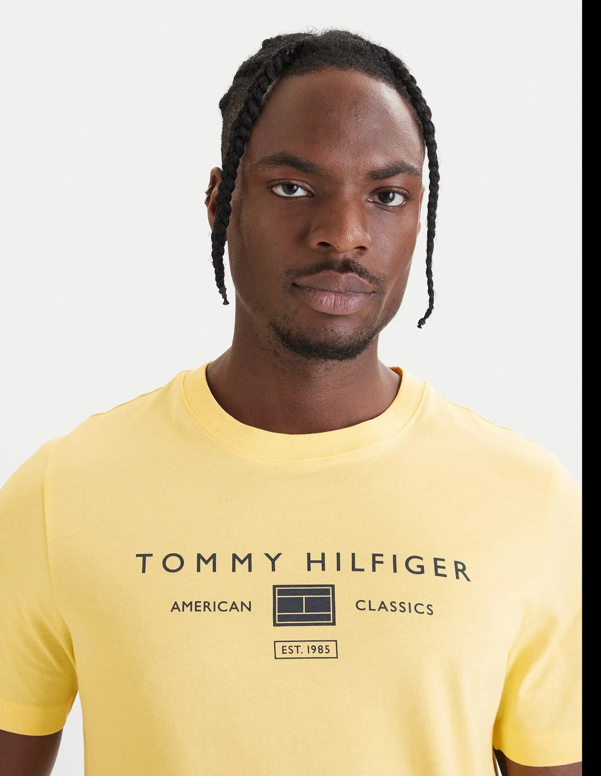 Tommy Hilfiger T-Shirt In Jersey Giallo Mw0Mw42365 173690