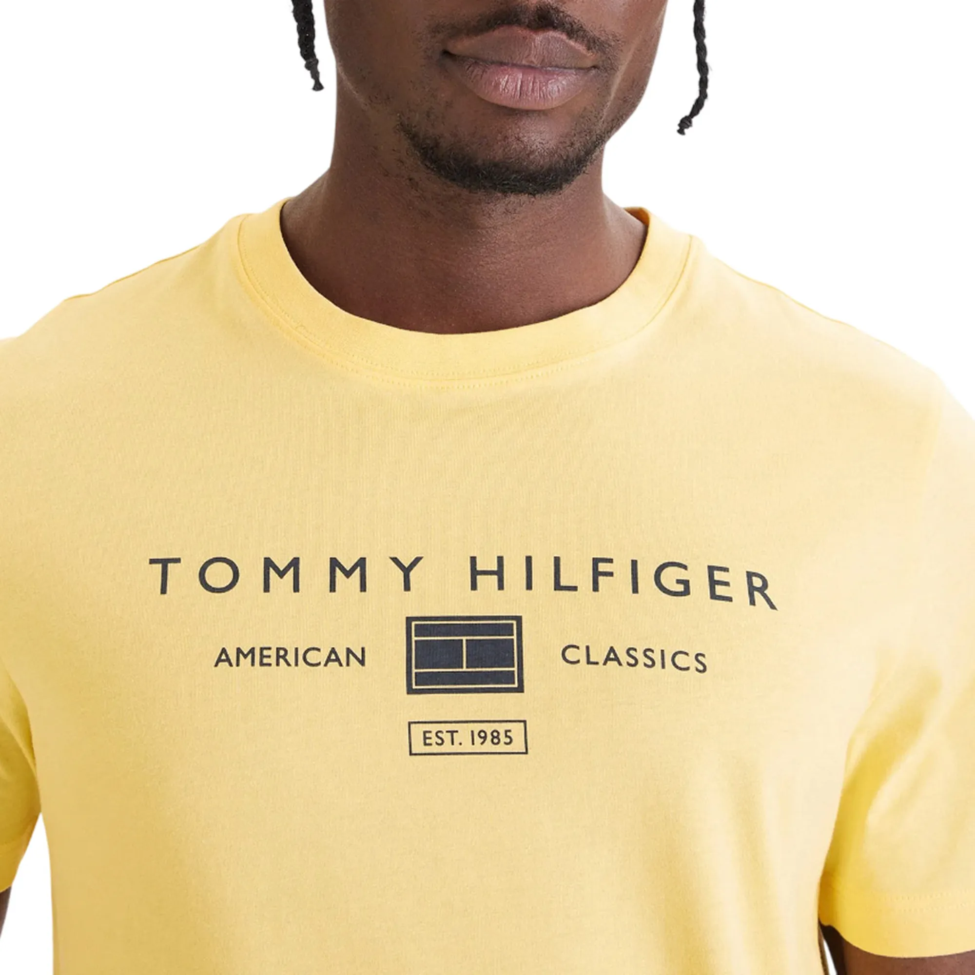 Tommy Hilfiger B'T-Shirt In Jersey' Yellow Mw0Mw42365 177116