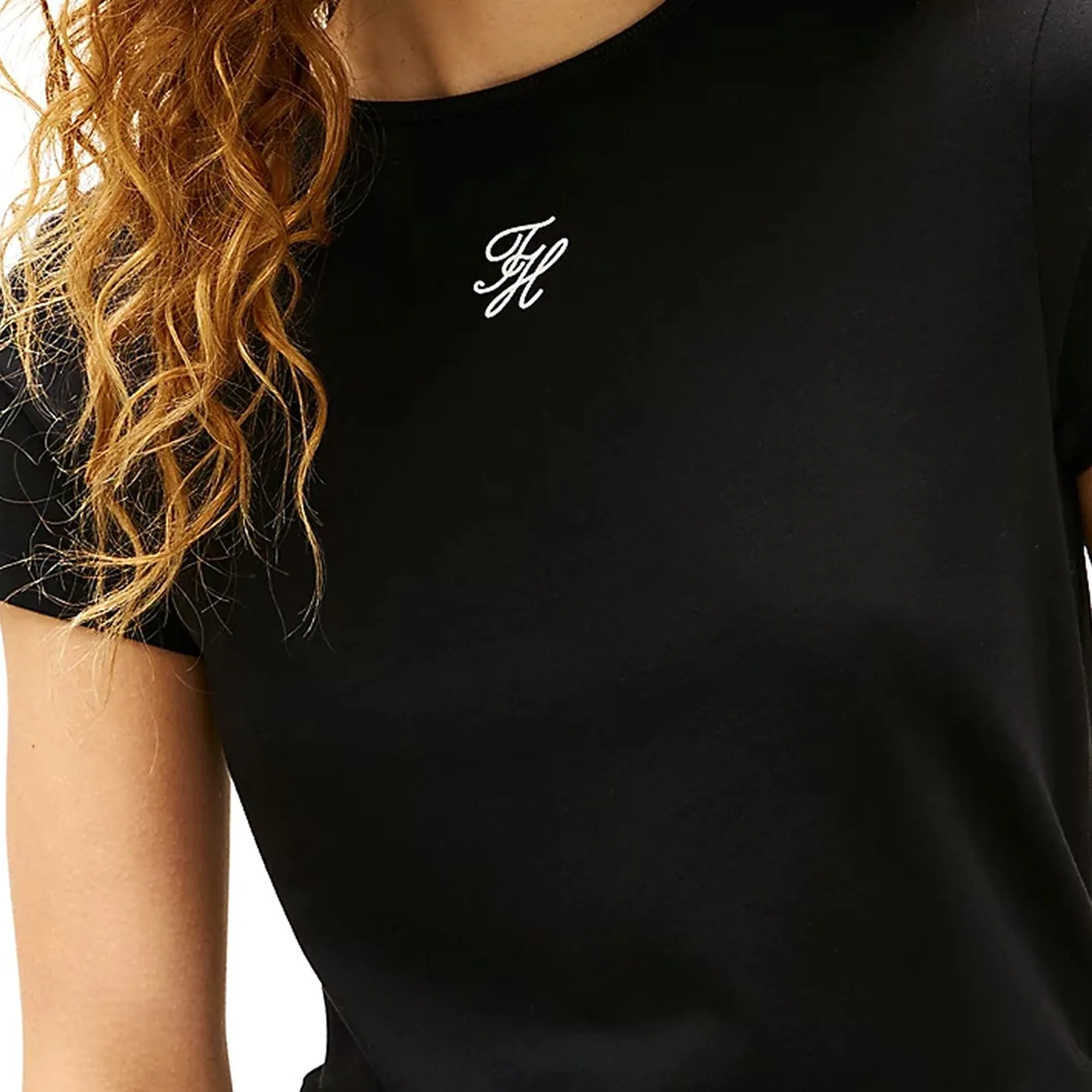 Tommy Hilfiger B'T-Shirt In Jersey' Black Ww0Ww48710 169678