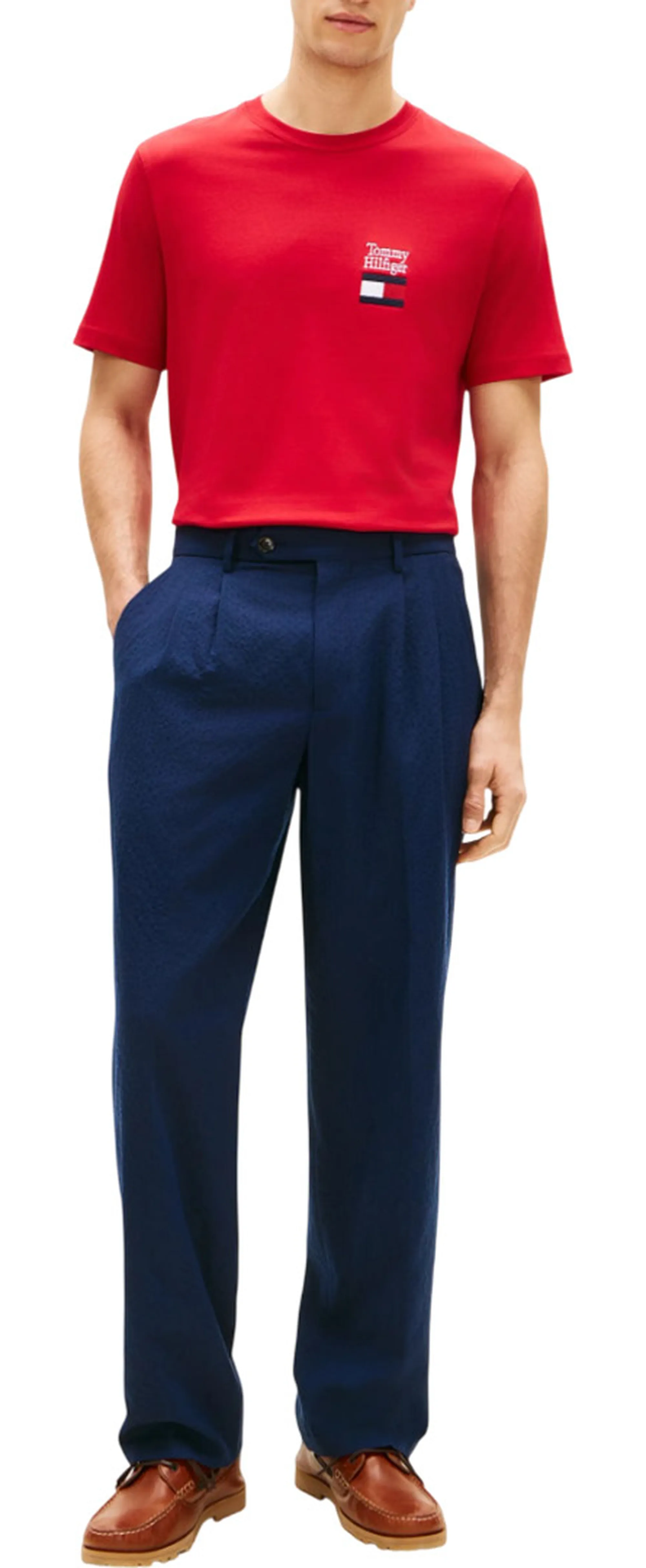 Tommy Hilfiger B'T-Shirt In Jersey' Red Mw0Mw42367 169854