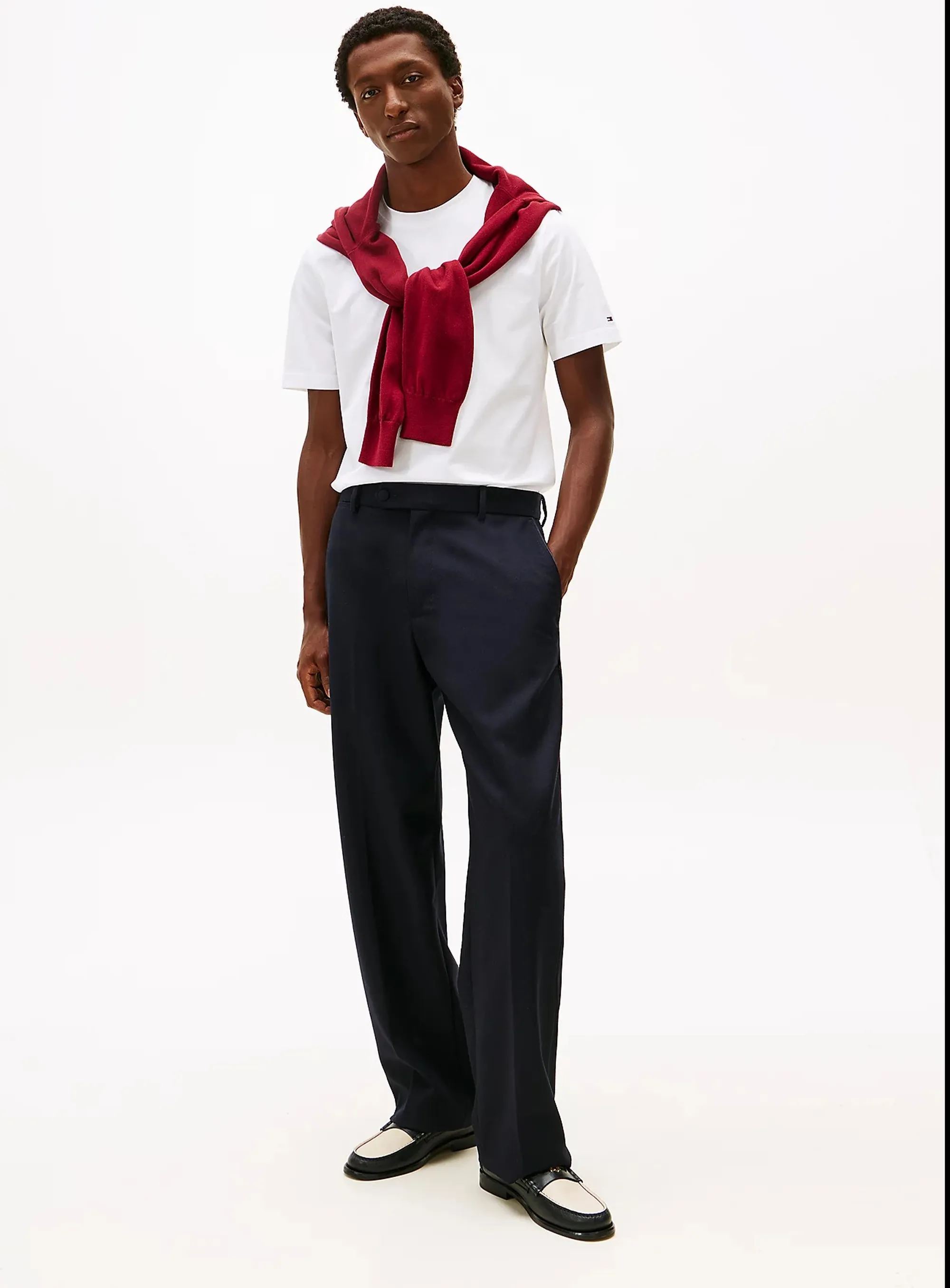 Tommy Hilfiger B'T-Shirt Smart' White Mw0Mw41860 169598