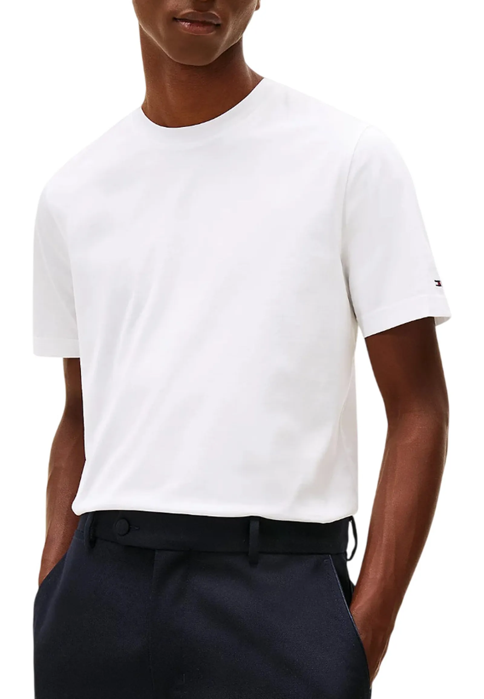 Tommy Hilfiger T-Shirt Smart Bianco Mw0Mw41860 170065