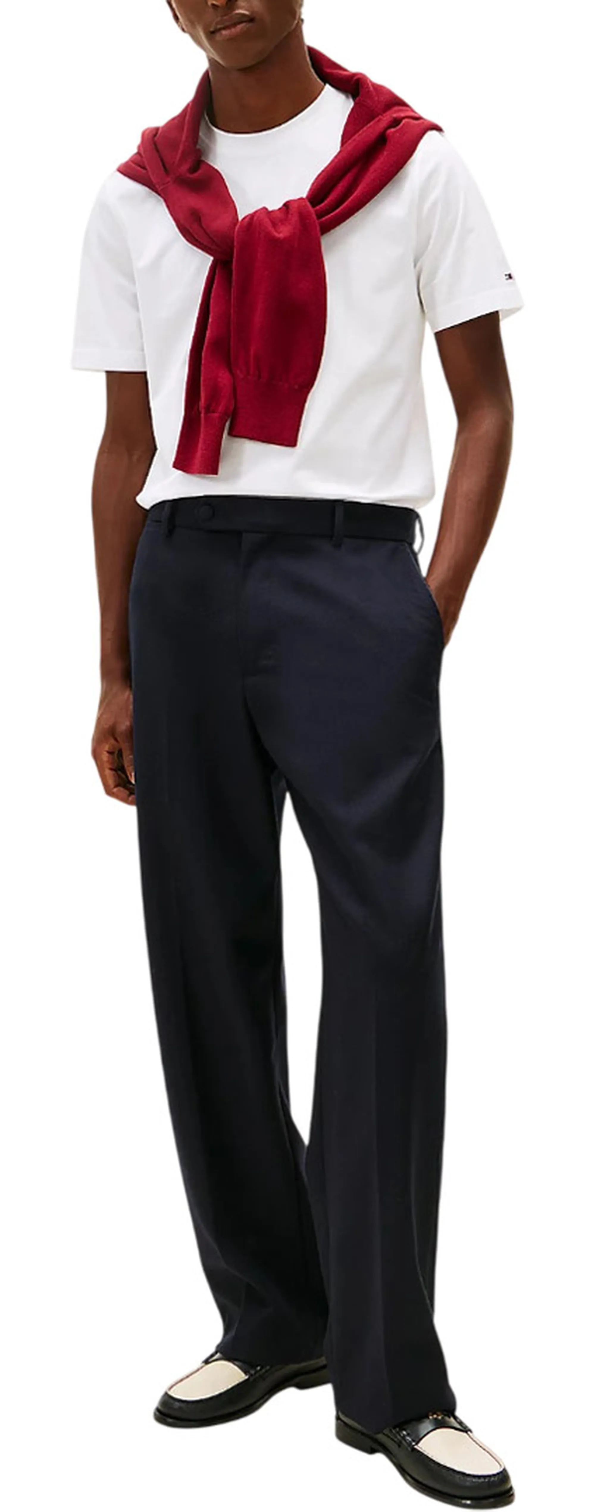 Tommy Hilfiger T-Shirt Smart Bianco Mw0Mw41860 170067