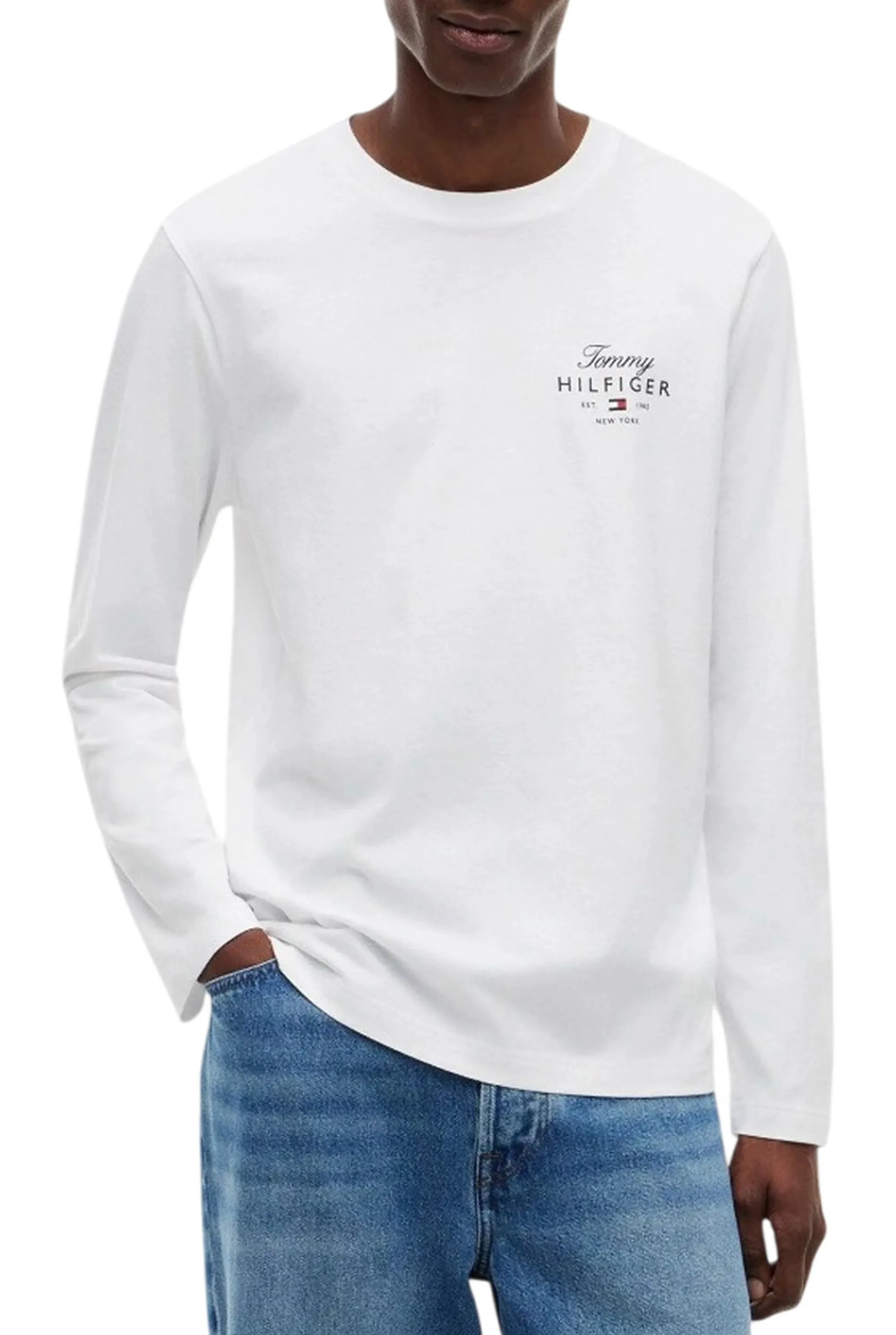 Tommy Hilfiger T-Shirt  Stack Bianco Mw0Mw43225 184780