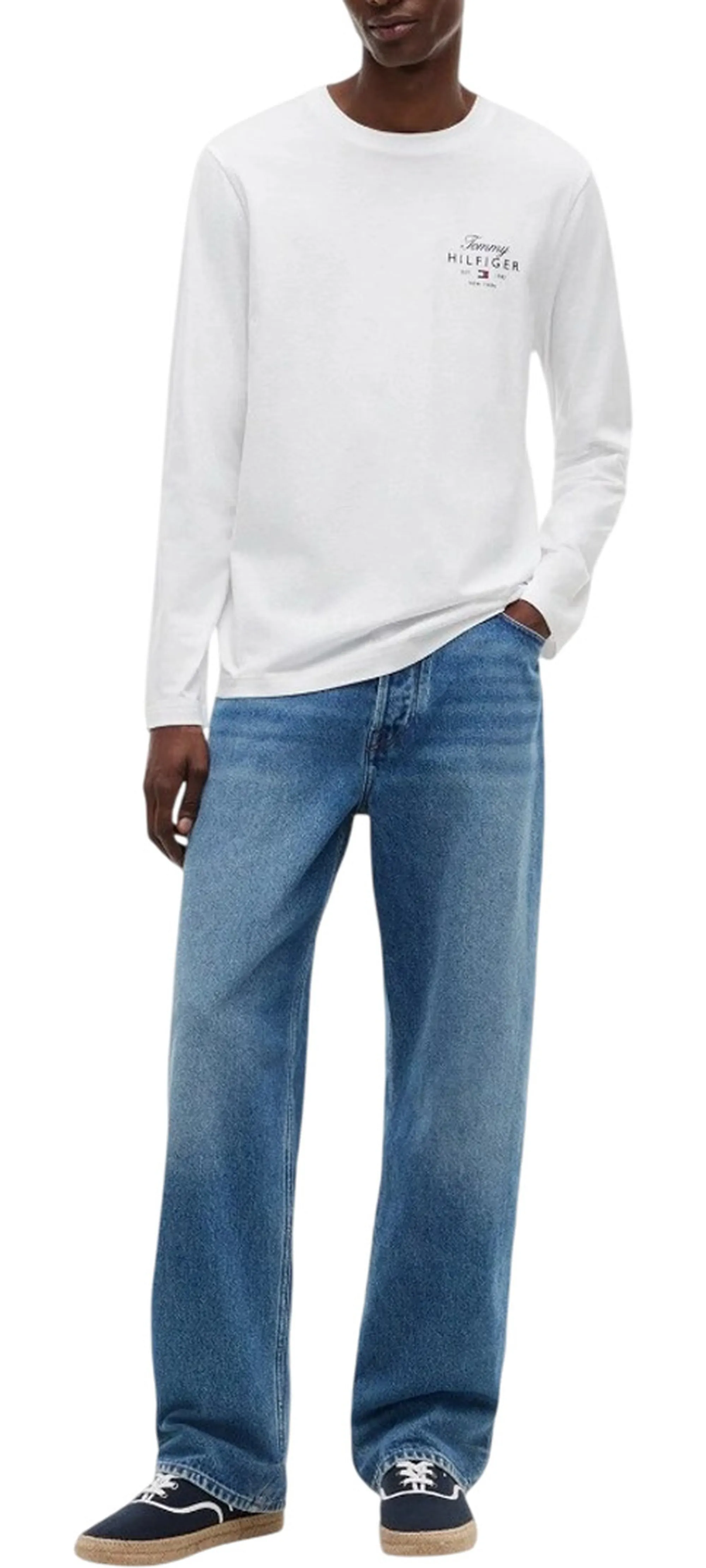 Tommy Hilfiger T-Shirt  Stack Bianco Mw0Mw43225 184782