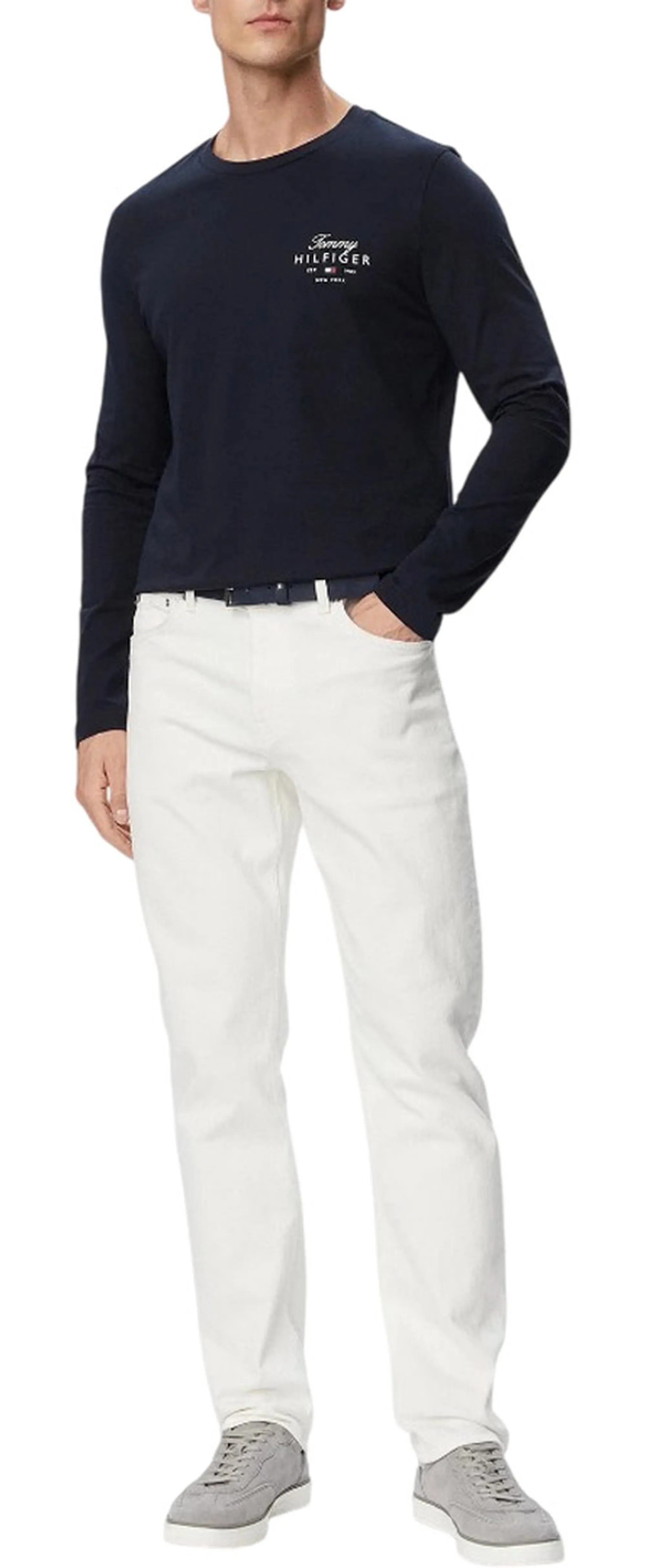 Tommy Hilfiger T-Shirt  Stack Blu Scuro Mw0Mw43225 184786
