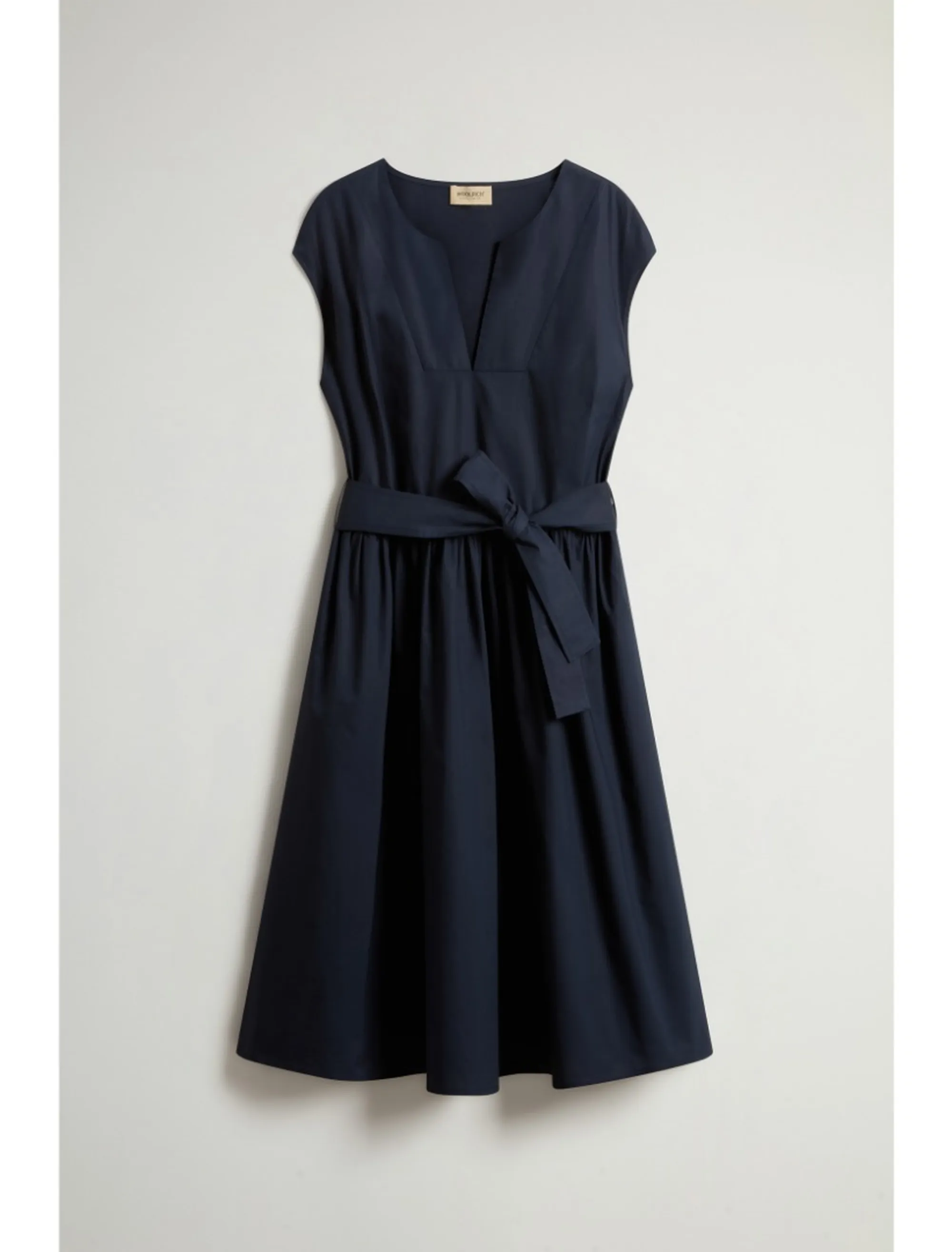 Woolrich Abito In Popoline Blu Wwdr2028Fr 176188