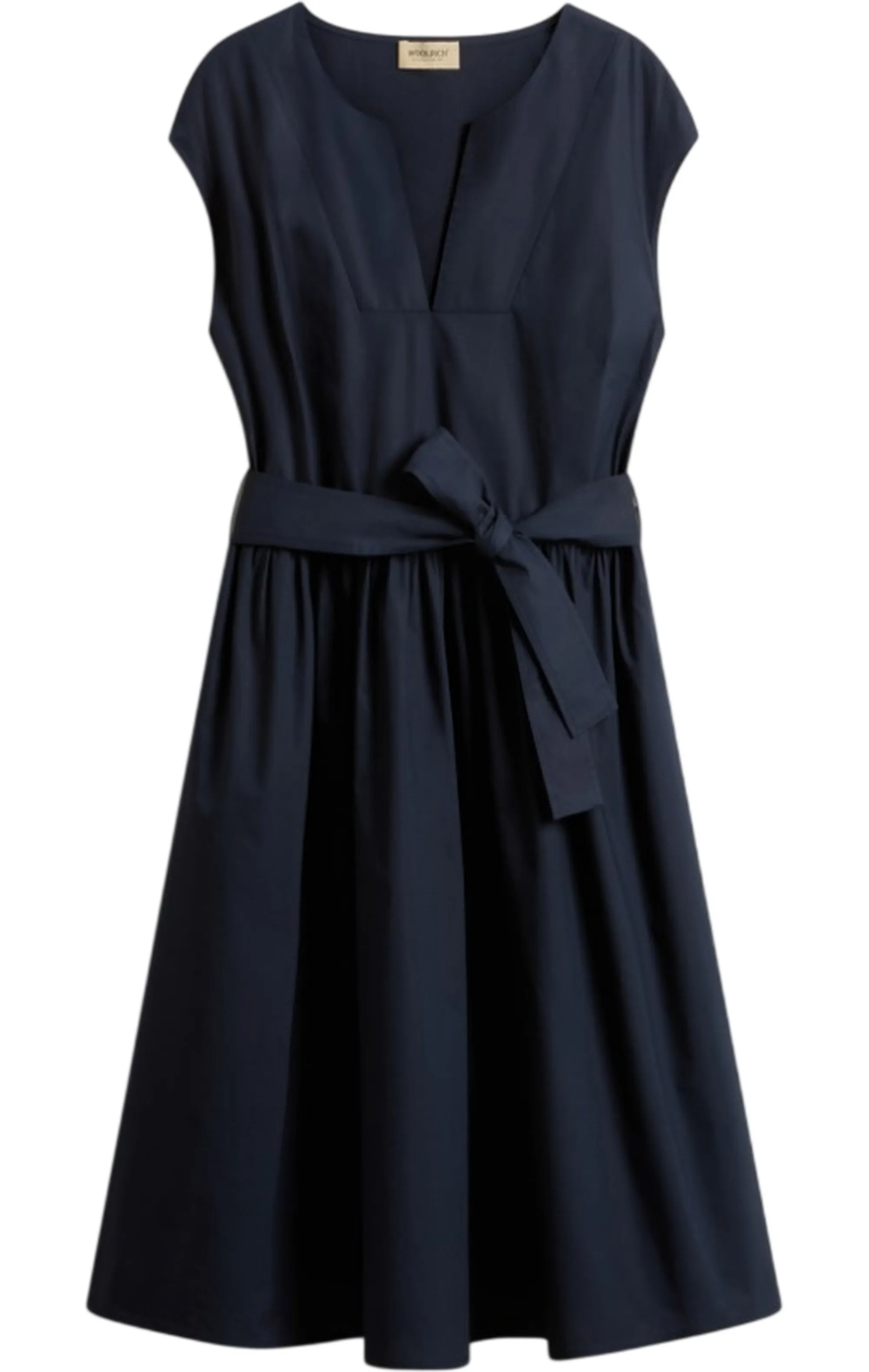 Woolrich B'Poplin Dress' Blu Wwdr2028Fr 176218