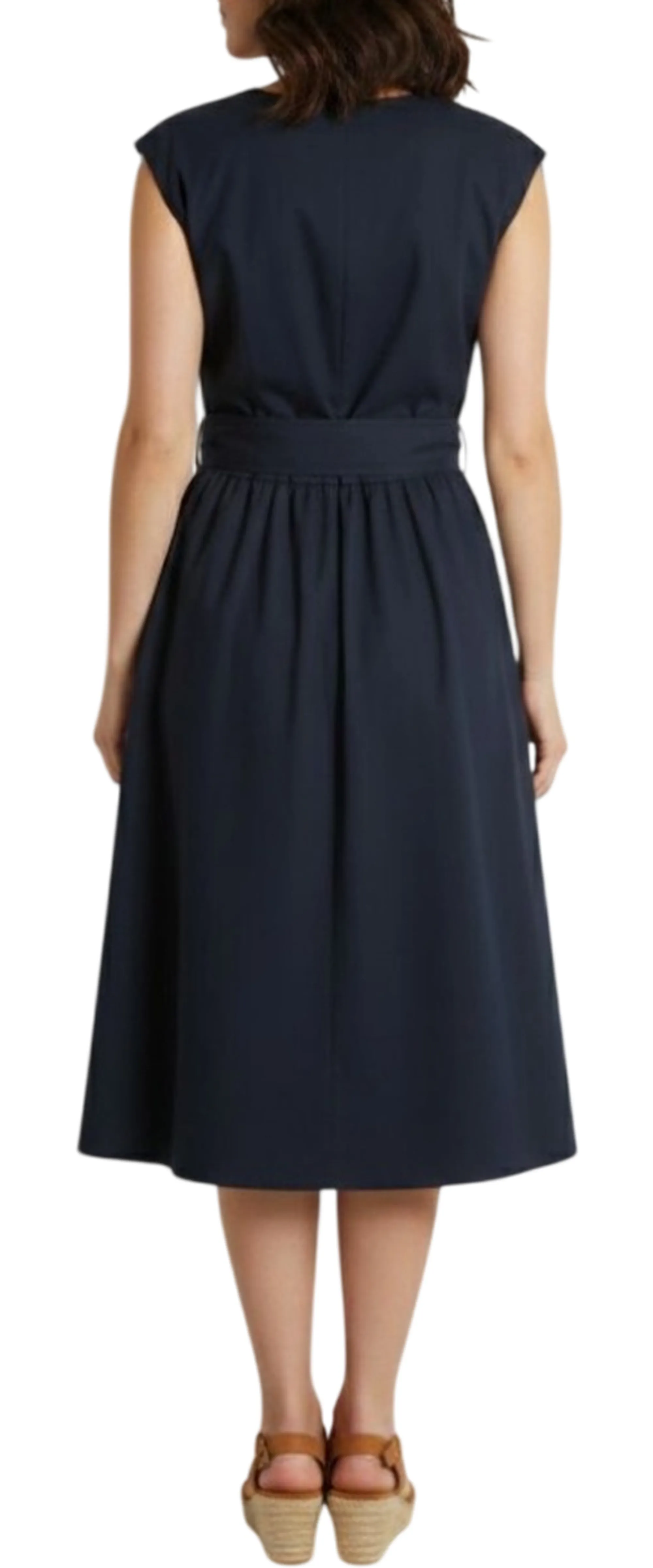 Woolrich B'Poplin Dress' Blu Wwdr2028Fr 176219