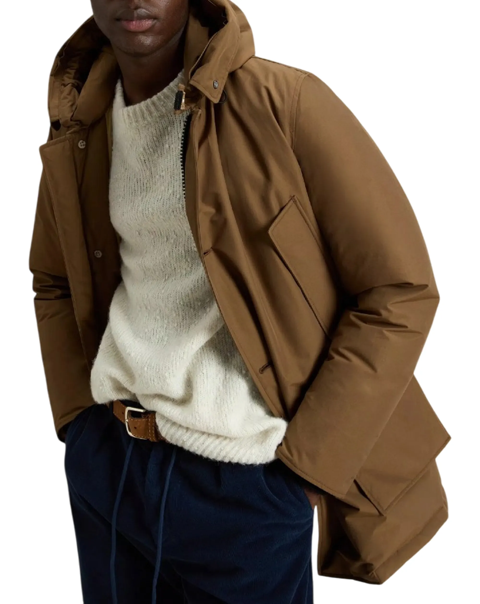 Woolrich Arctic Detachable Fur Parka Coffee Woou0482Mr 164494