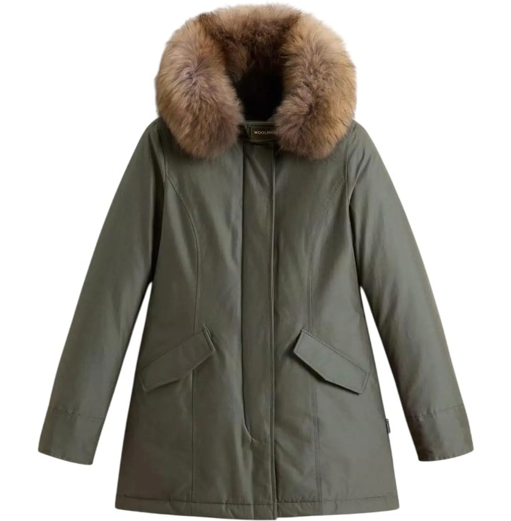 Woolrich B'Arctic Parka With Removable Raccoon Fur' Dark Green Two Tones Wwou0538Fr 165120