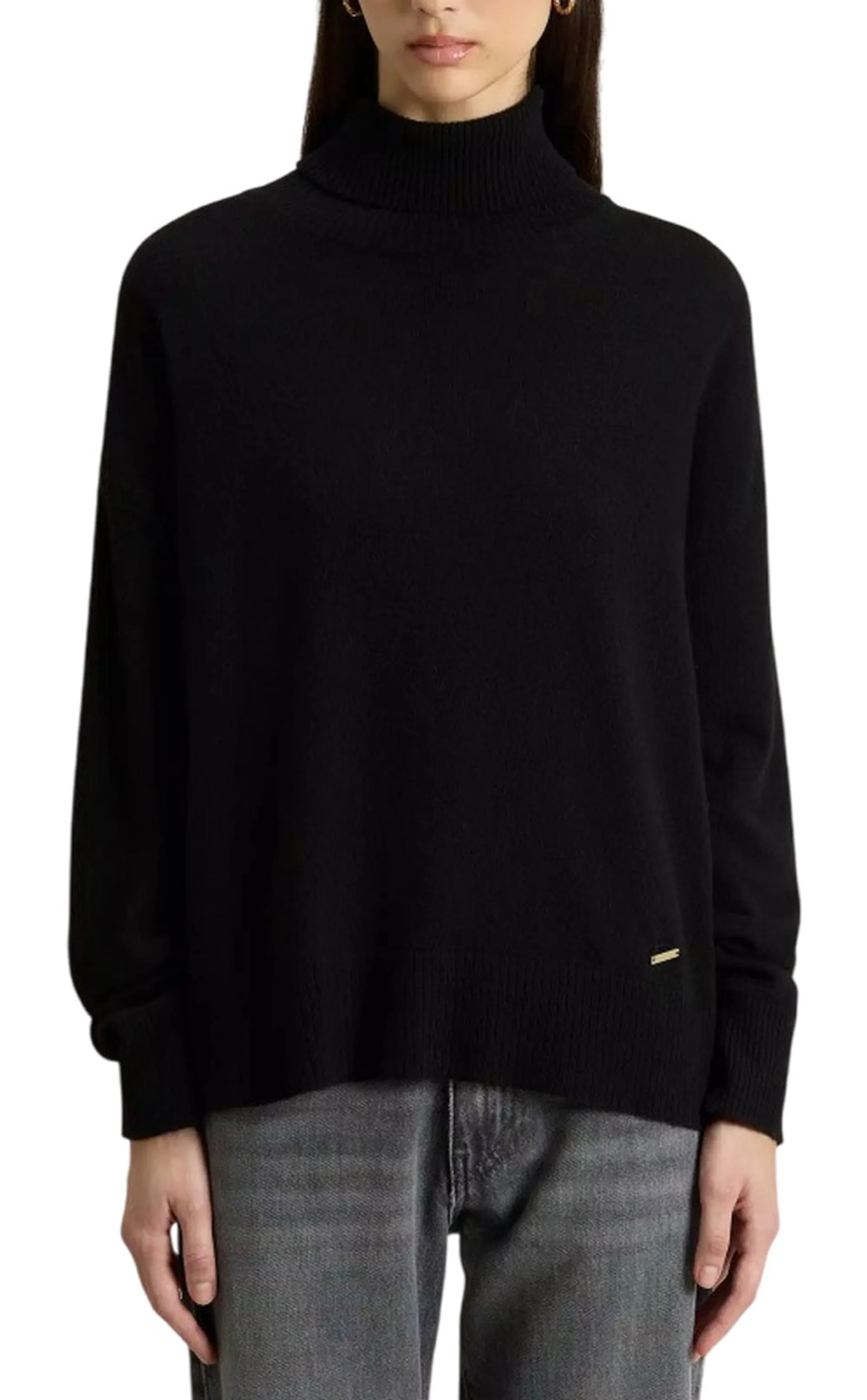 Woolrich Dolcevita Comfort Wool Cash Nero Wwkn2027Fr 164845