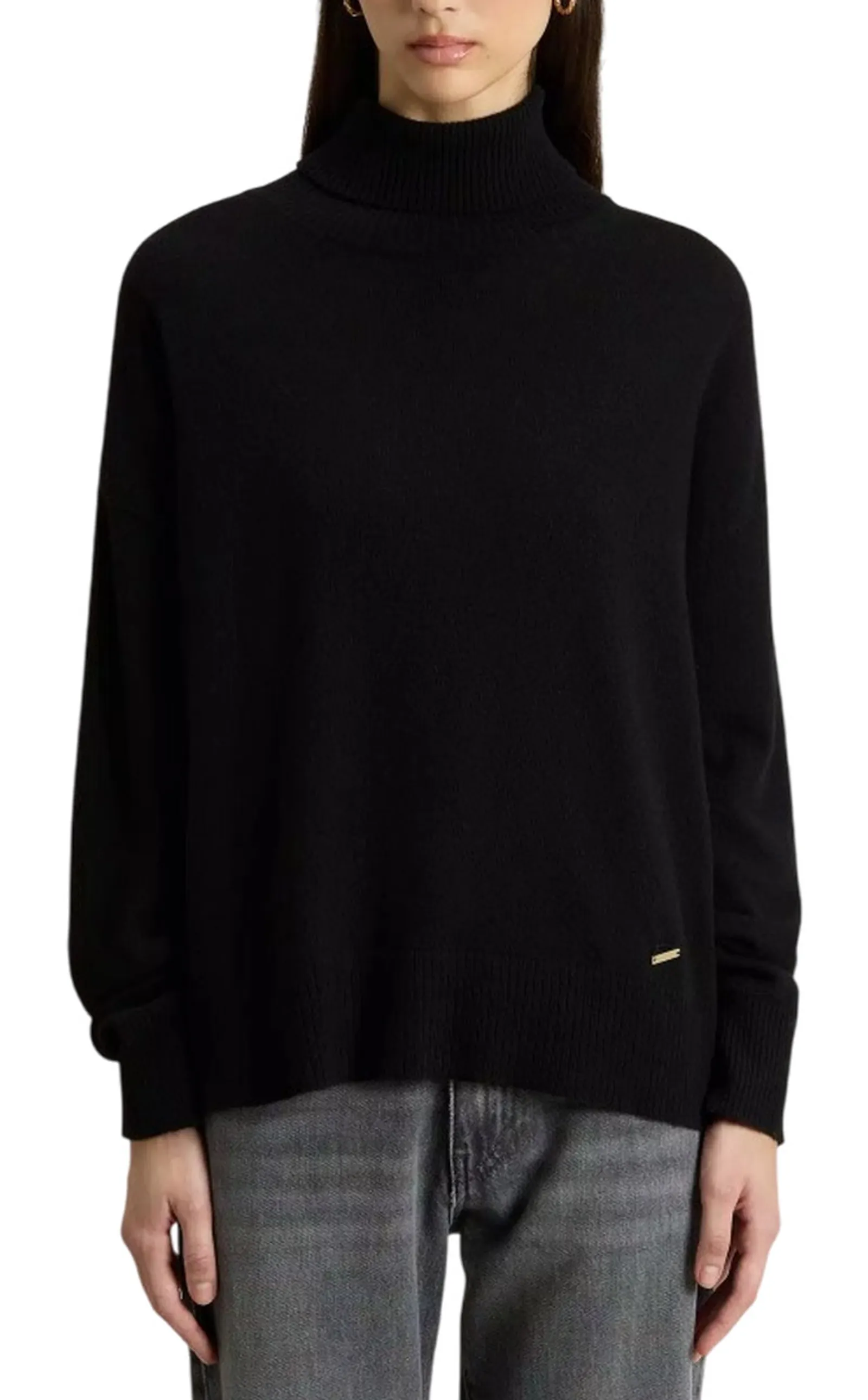 Woolrich Dolcevita Comfort Wool Cash Nero Wwkn2027Fr 164845