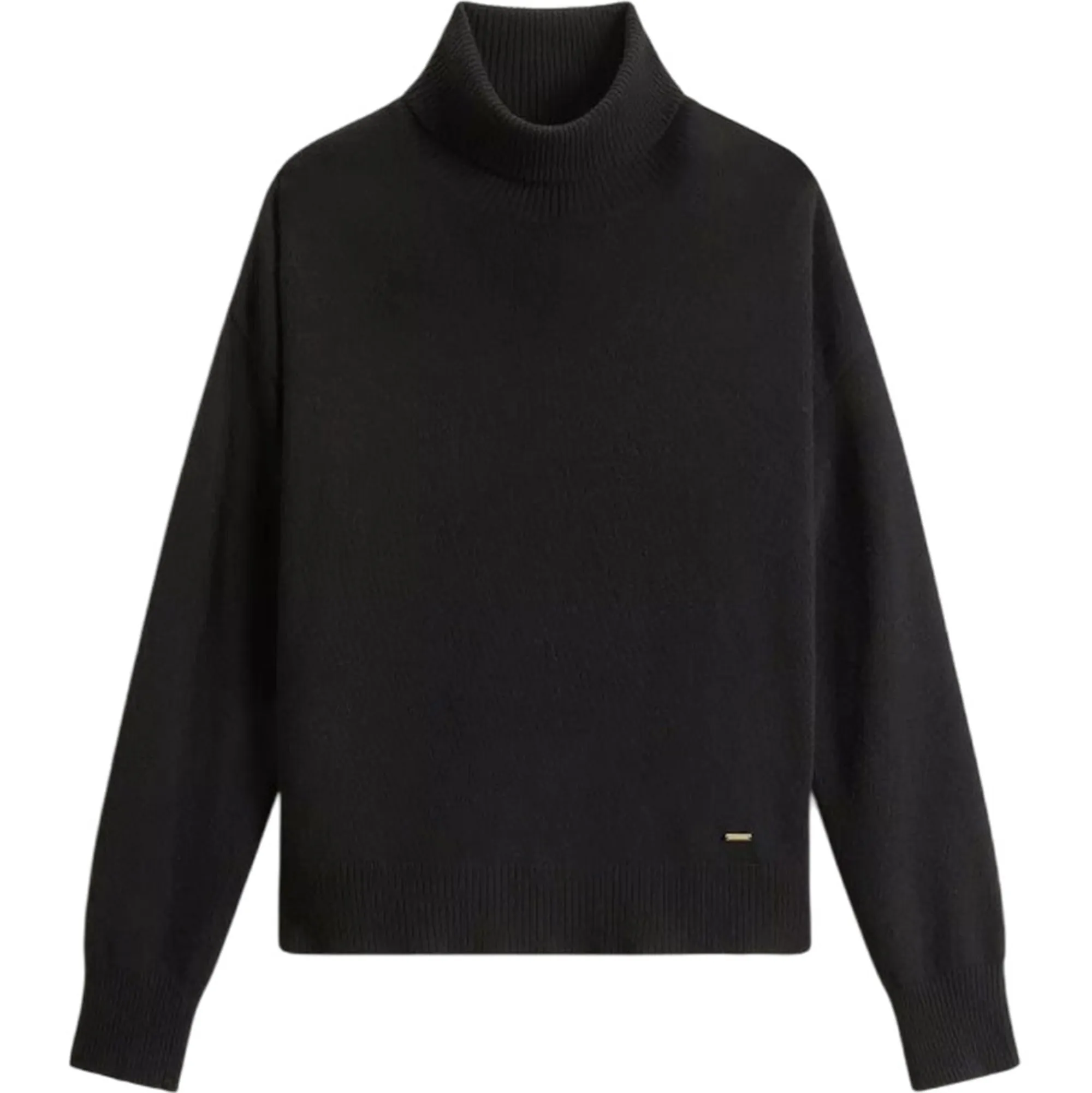 Woolrich Dolcevita Comfort Wool Cash Nero Wwkn2027Fr 164849