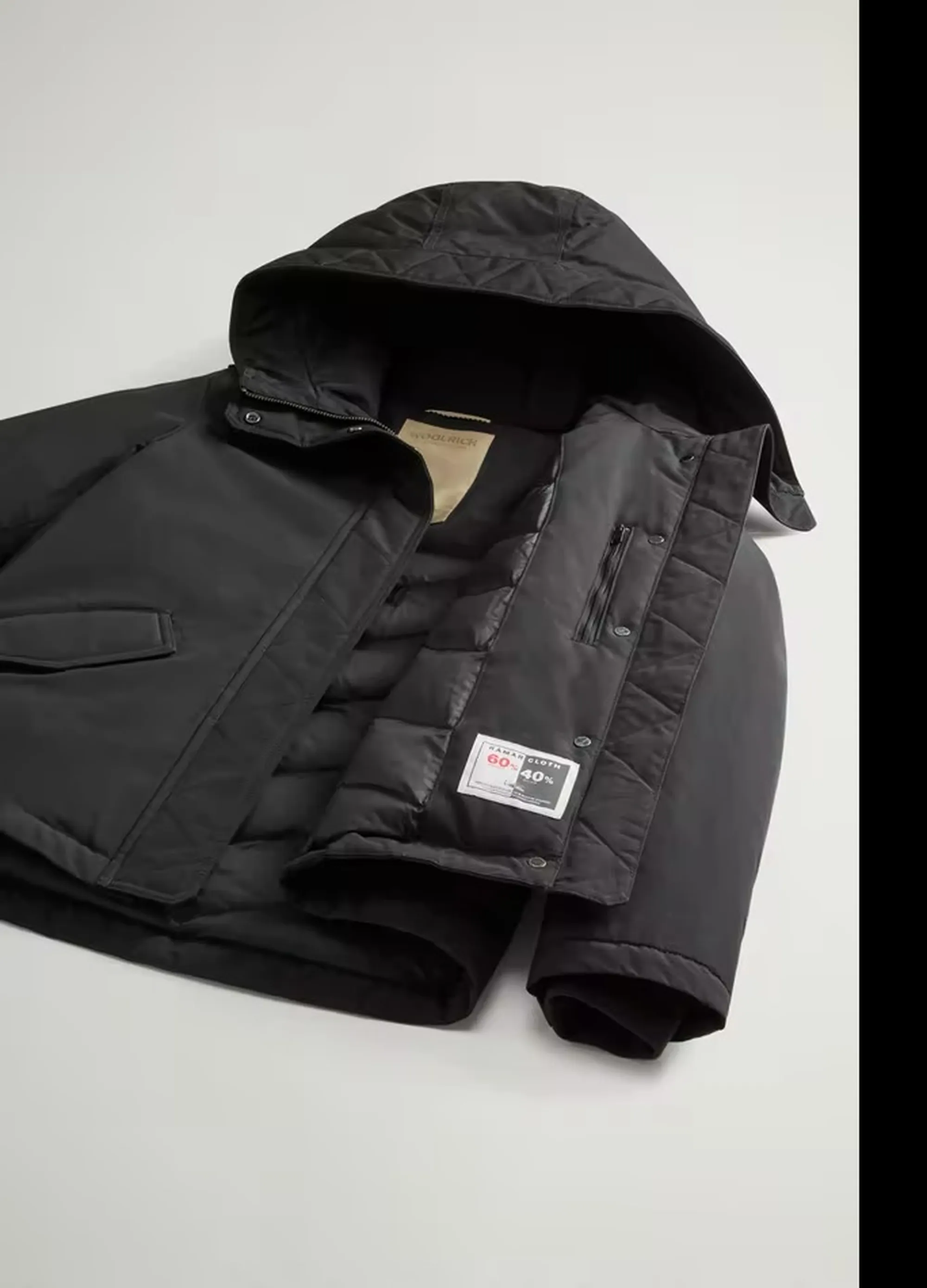 Woolrich B'Military Jacket' Black Wwou2075Fb 200145