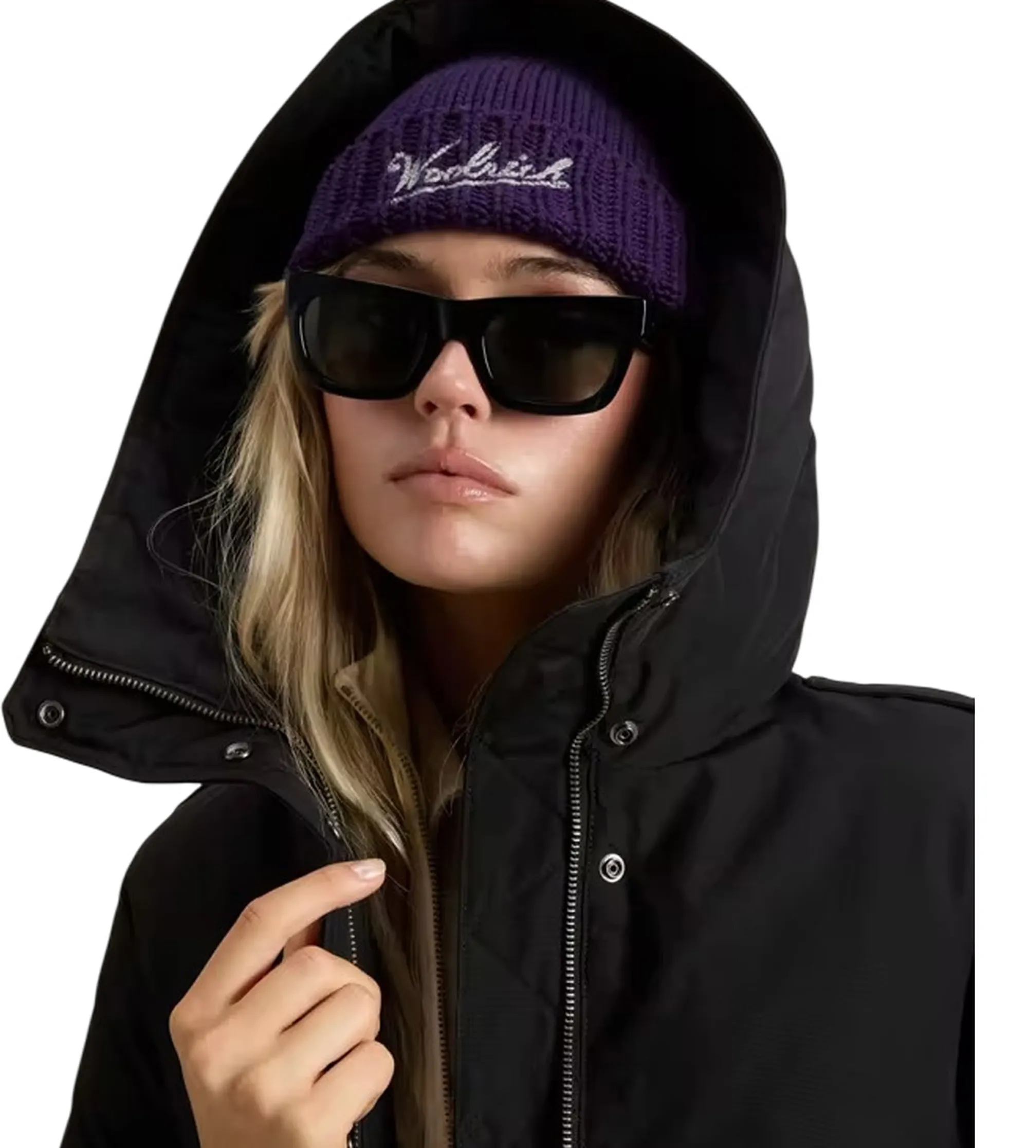 Woolrich B'Military Jacket' Black Wwou2075Fb 200549