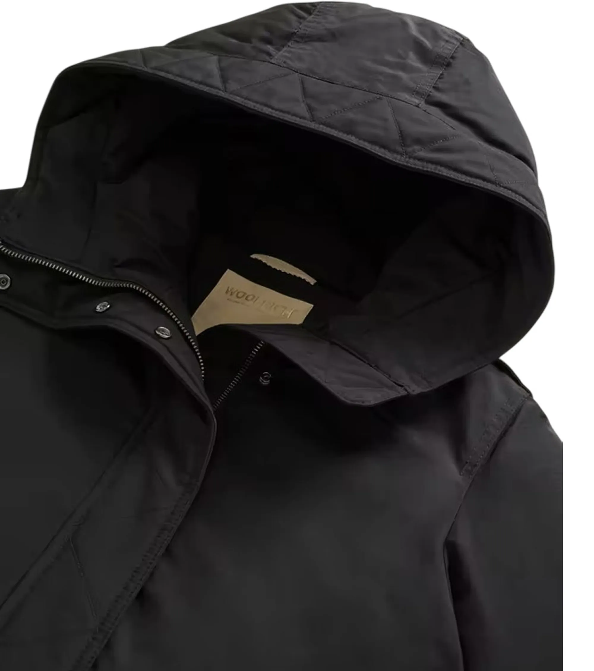 Woolrich B'Military Jacket' Black Wwou2075Fb 200551