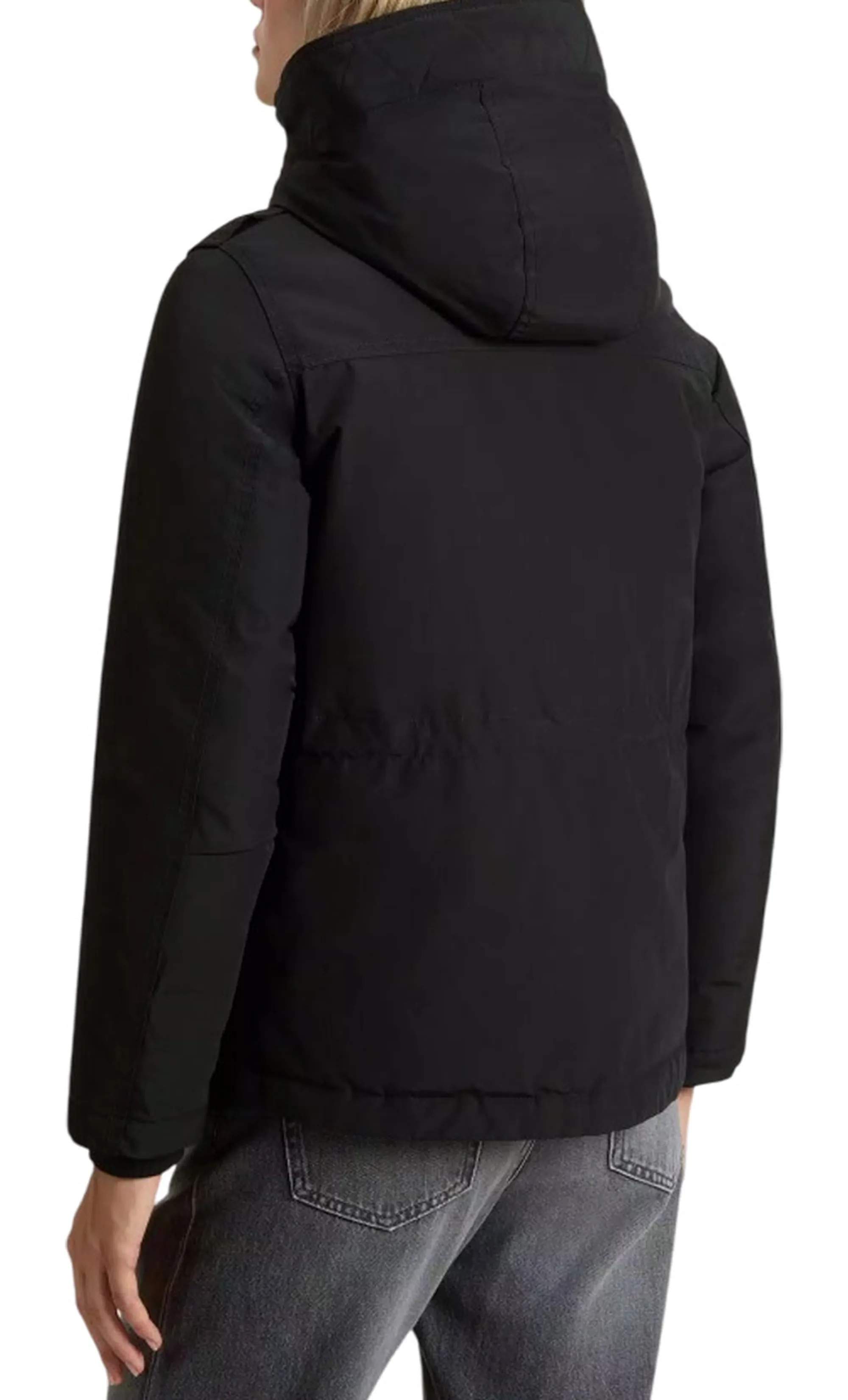 Woolrich Giubbino Military Nero Wwou2075Fr 165184