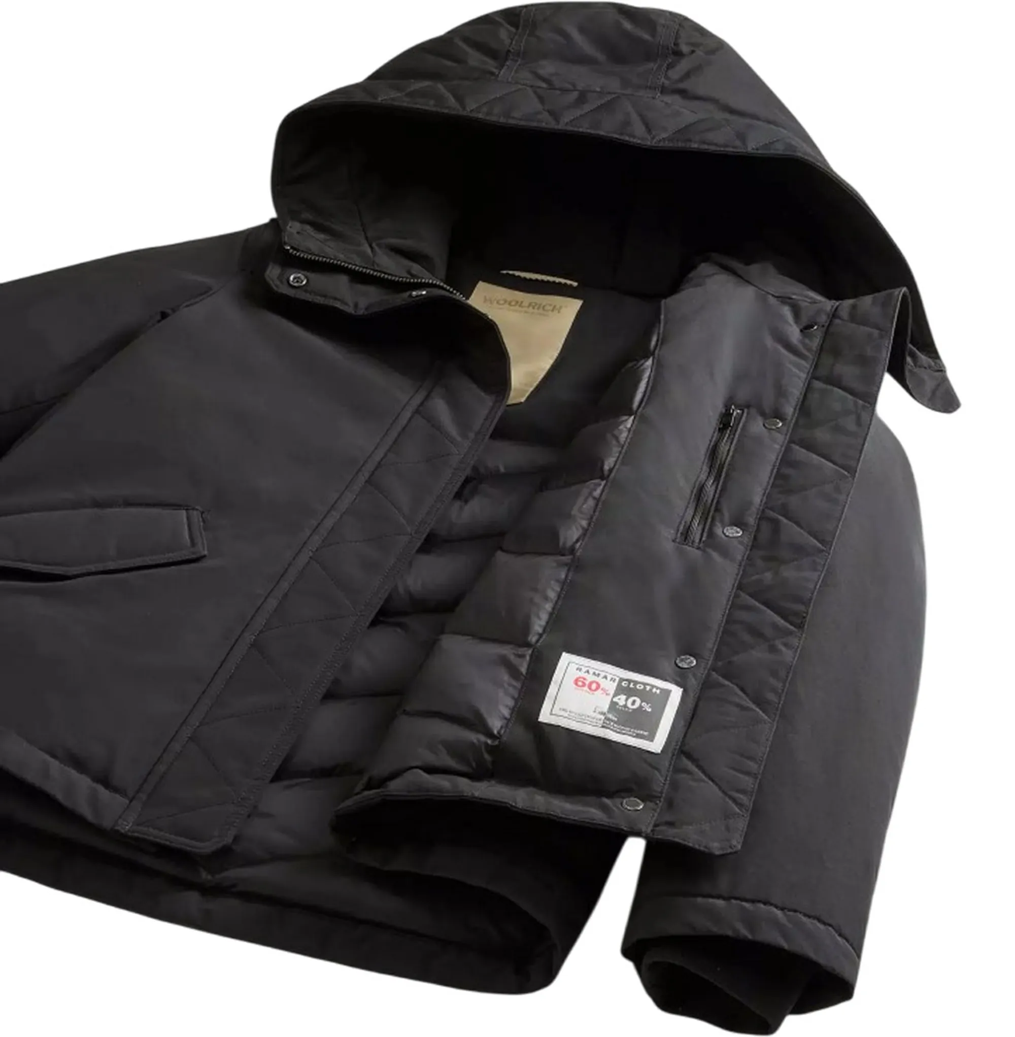 Woolrich Giubbino Military Nero Wwou2075Fr 165207