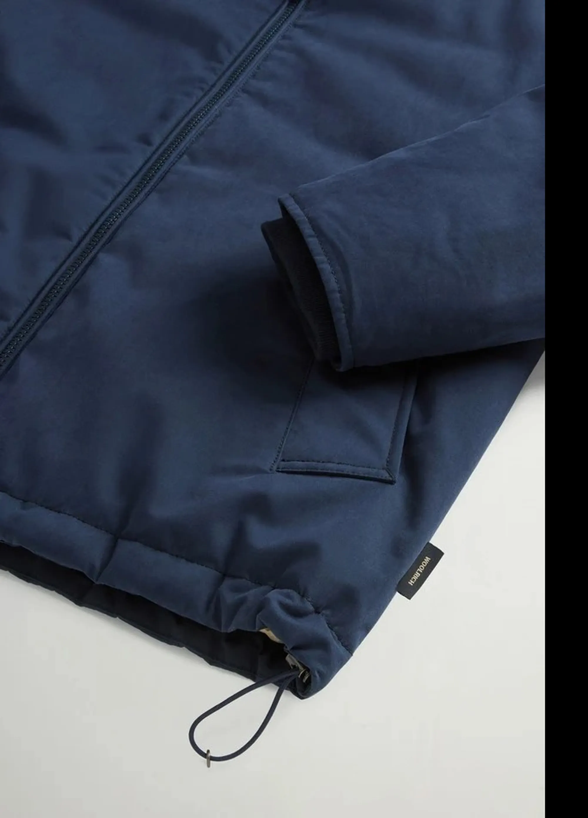 Woolrich Giubbino Mountain Cloth Pacific Blu Woou2047Mb 200134