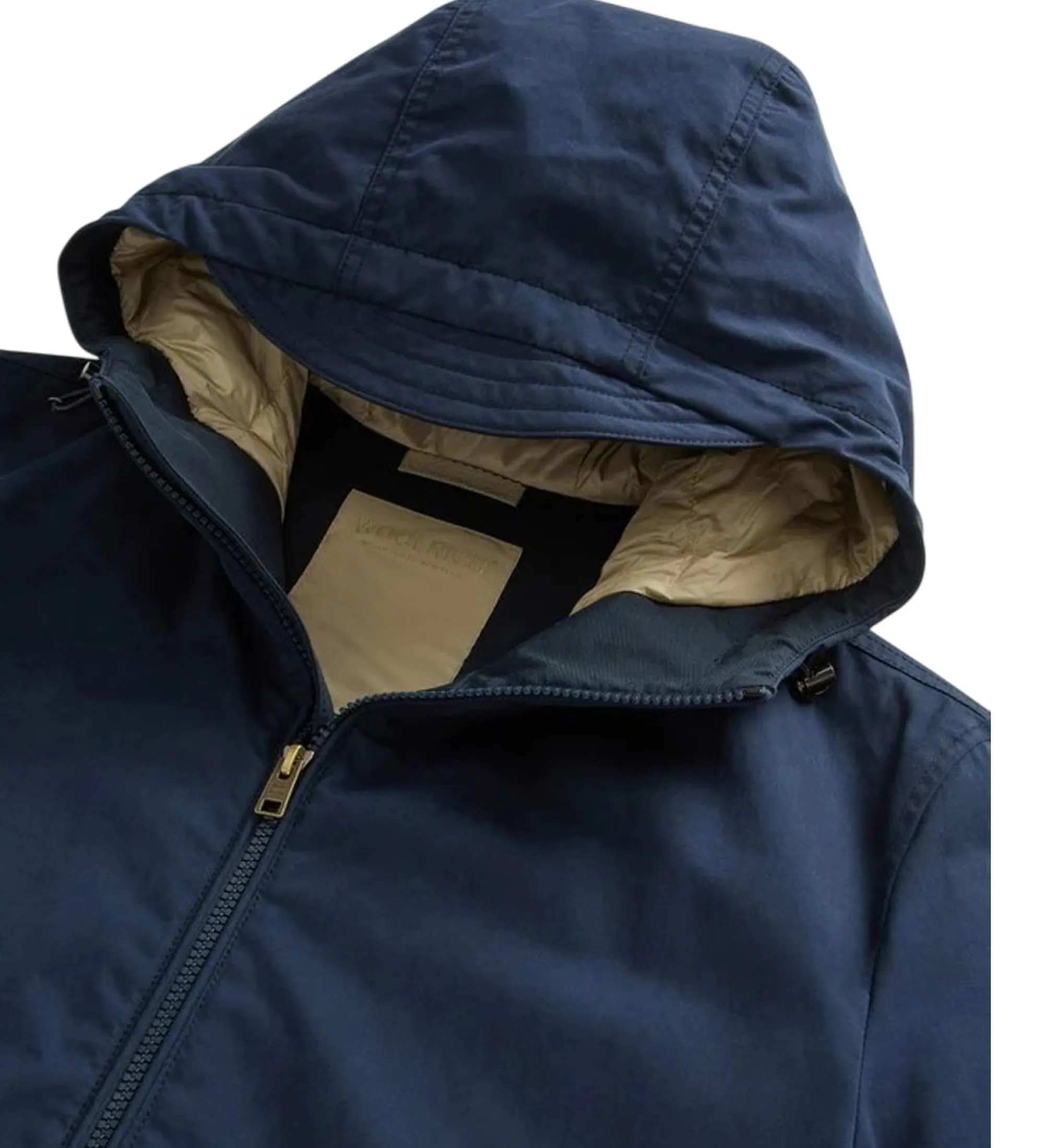Woolrich Giubbino Mountain Cloth Pacific Blu Woou2047Mb 200169