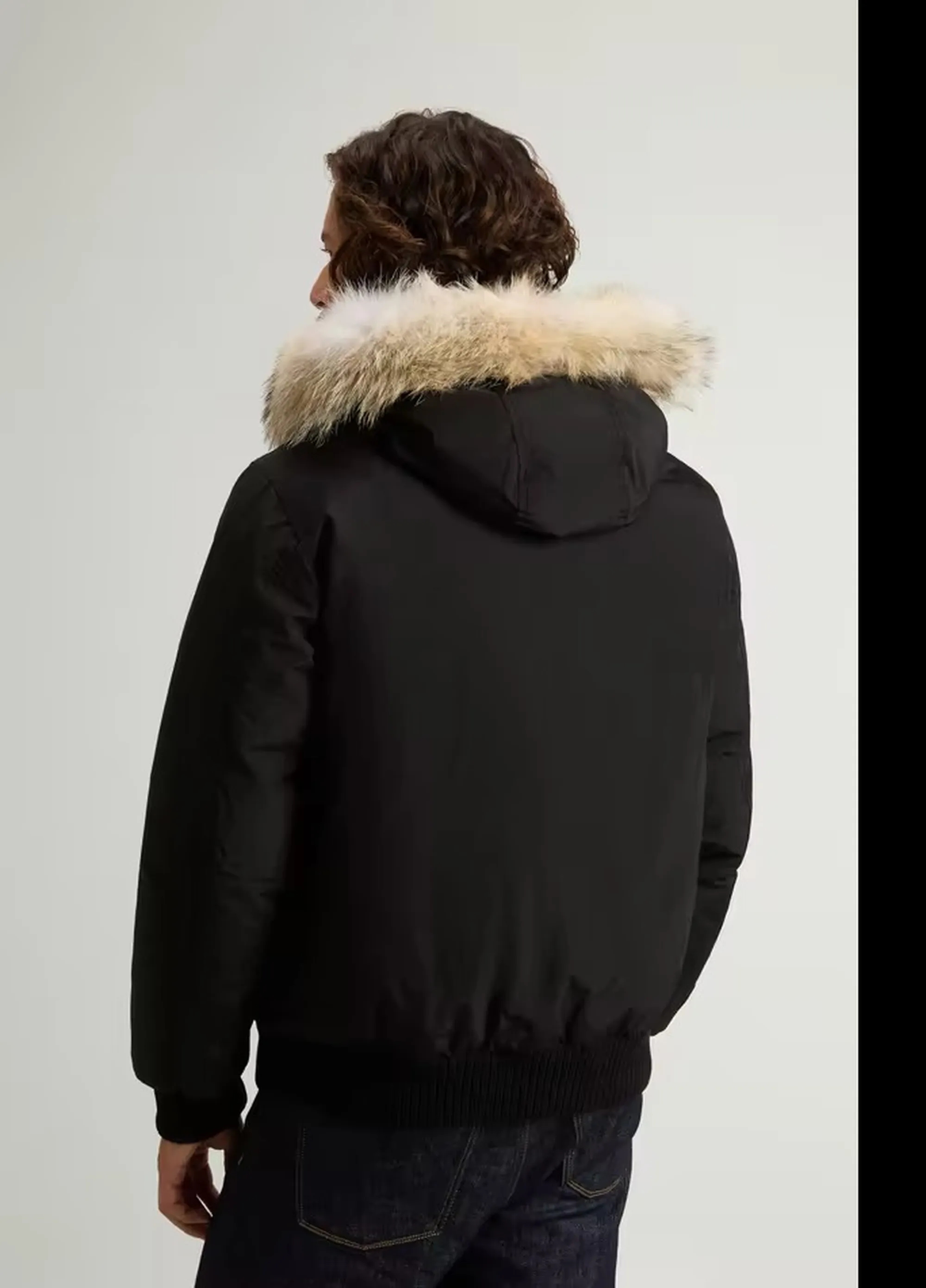 Woolrich Giubbino Polar Detachable Fur Nero Woou2238Mr 200114