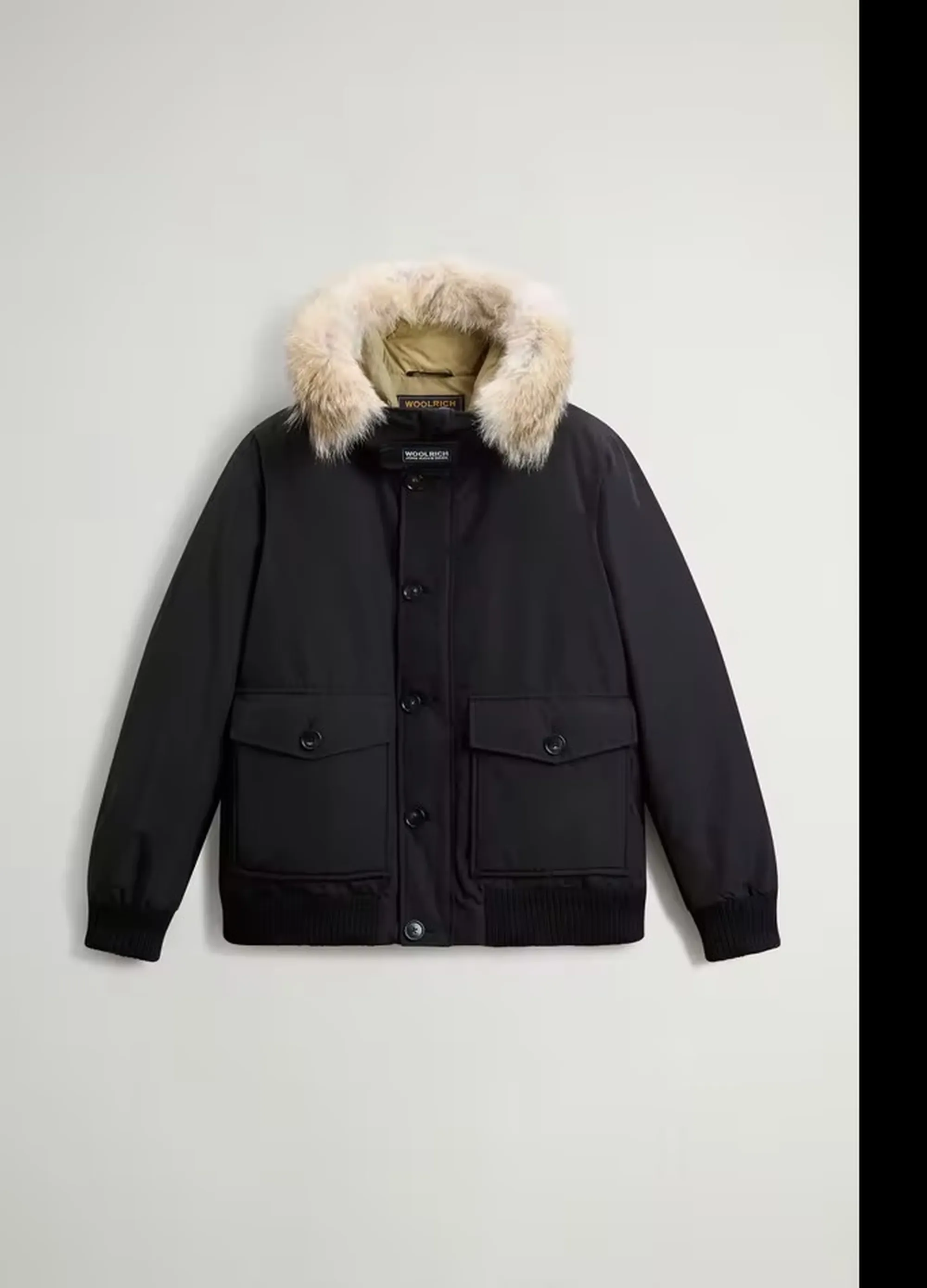 Woolrich Giubbino Polar Detachable Fur Nero Woou2238Mr 200116