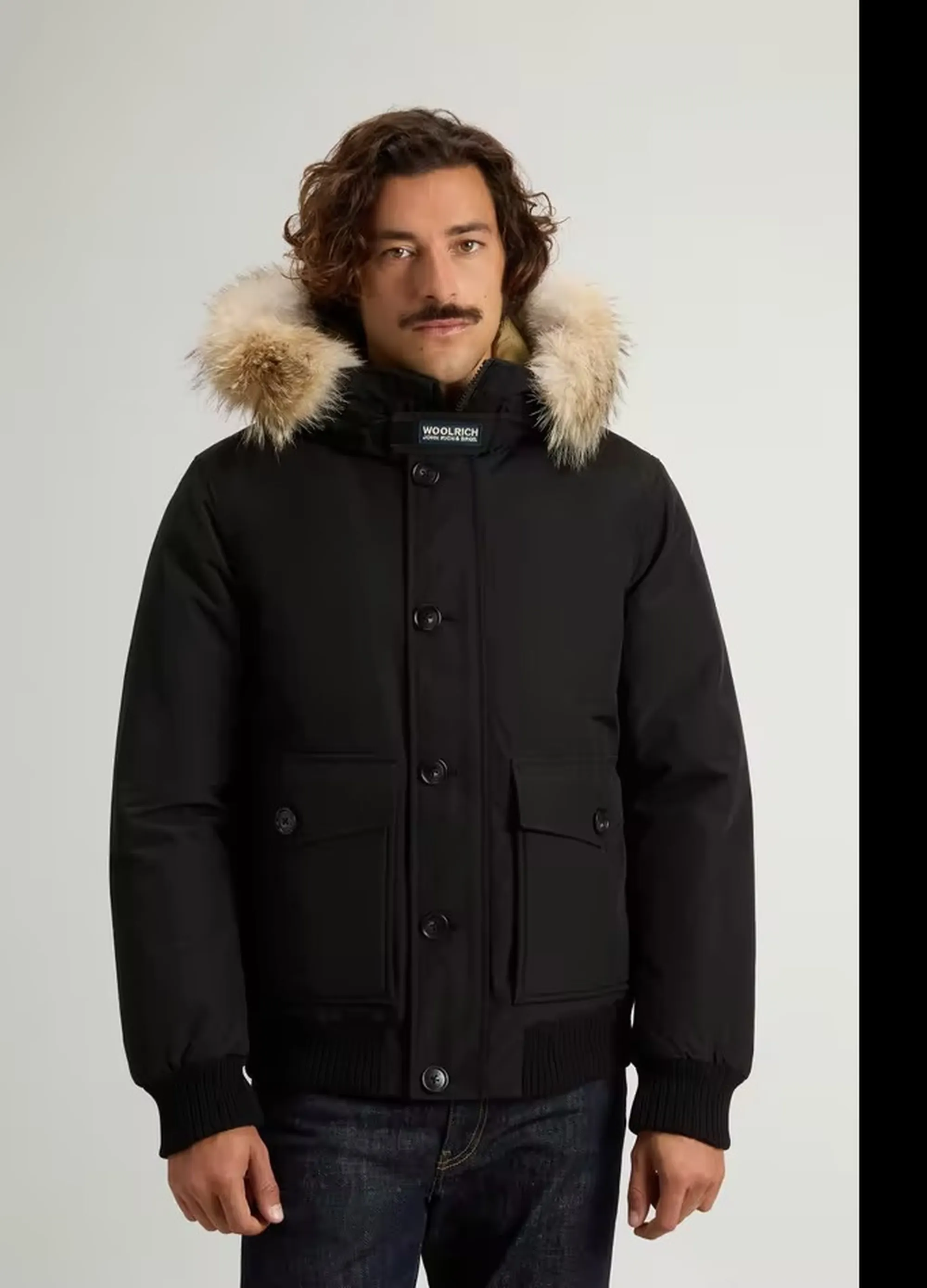 Woolrich Giubbino Polar Detachable Fur Nero Woou2238Mr 200121