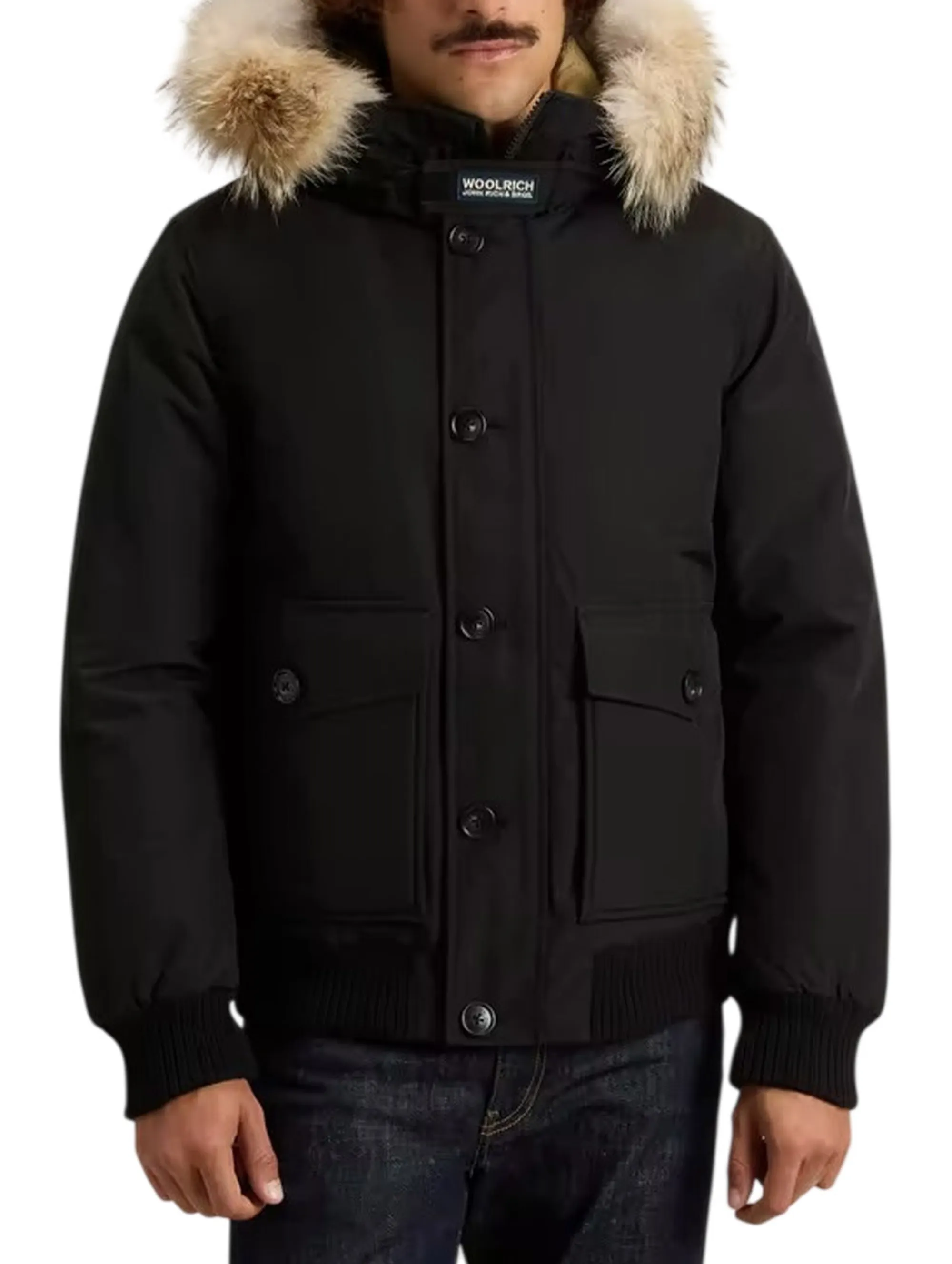 Woolrich Giubbino Polar Detachable Fur Nero Woou2238Mr 200201