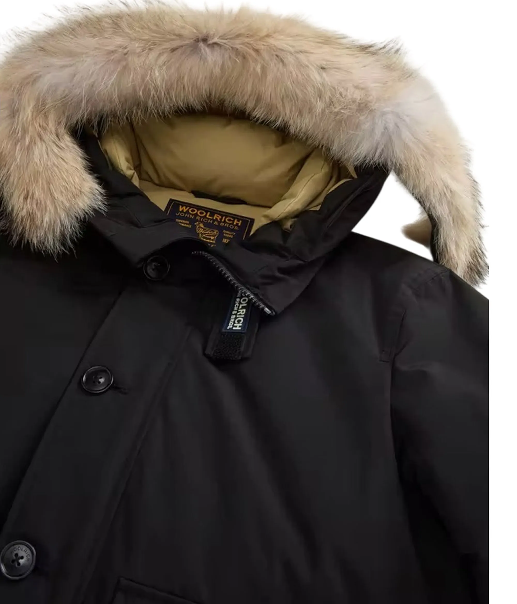 Woolrich Giubbino Polar Detachable Fur Nero Woou2238Mr 200206
