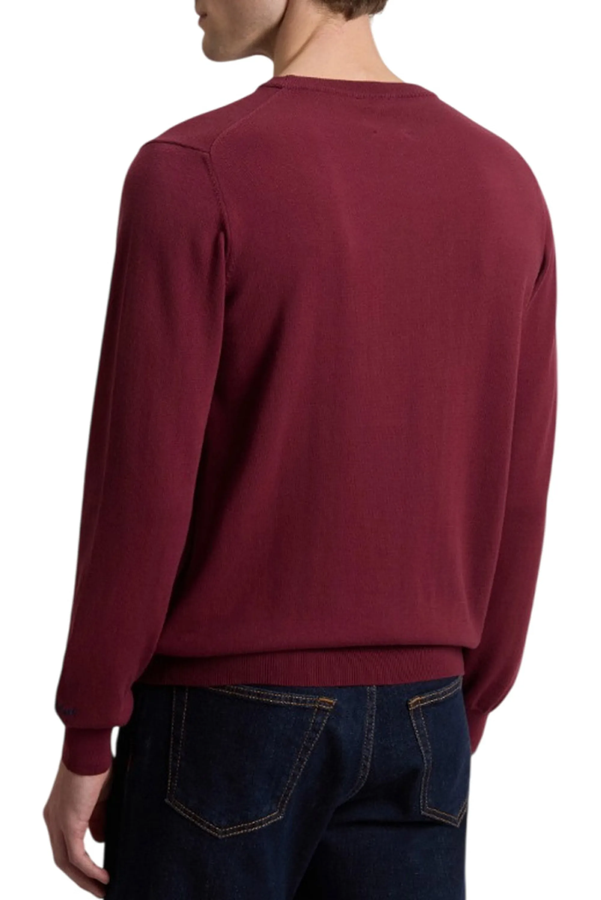 Woolrich Maglia Logo Bordeaux Wokn0331Mr 176678