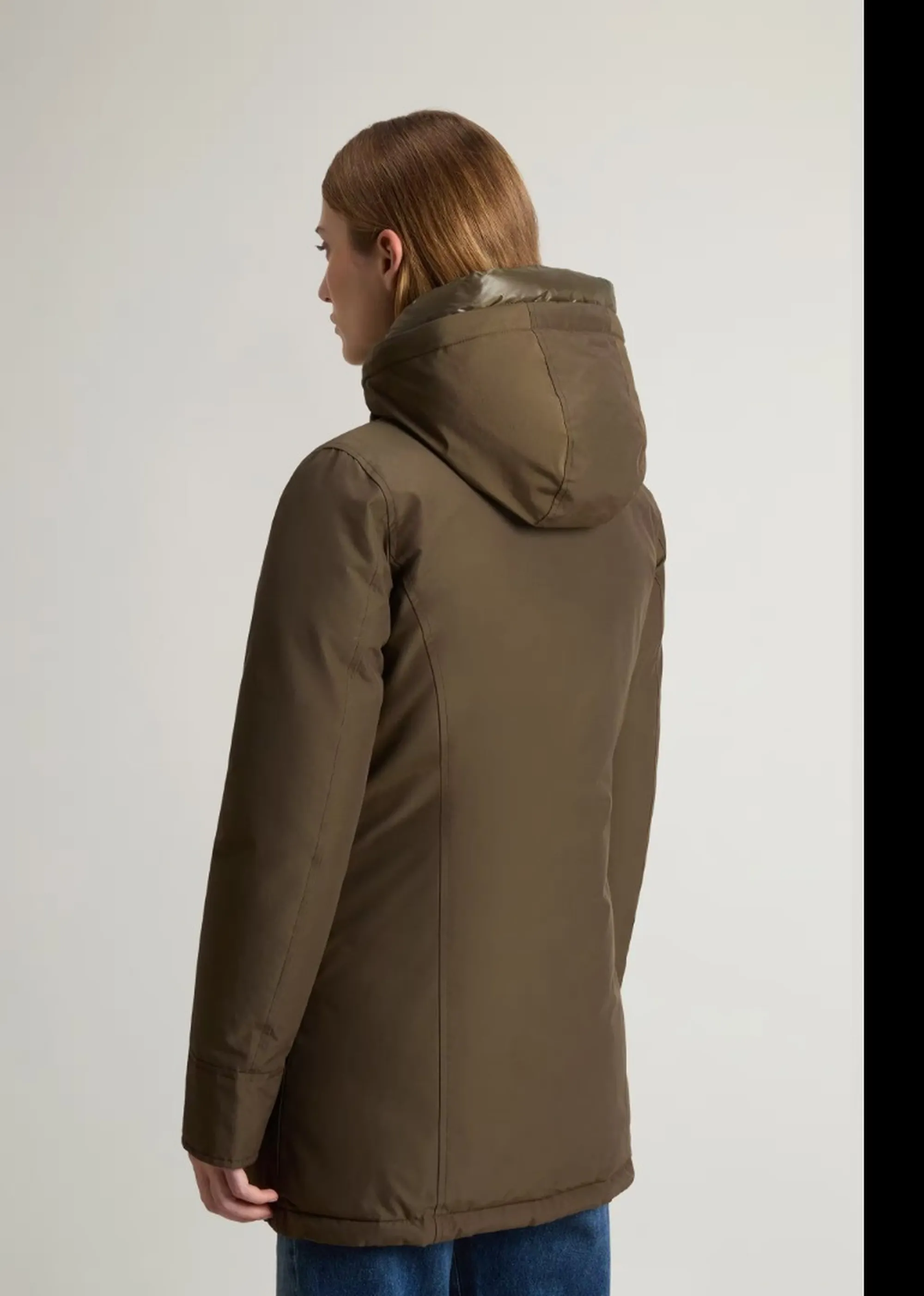 Woolrich B'Parka Arctic' Dark Green Wwou0580Fb 197441