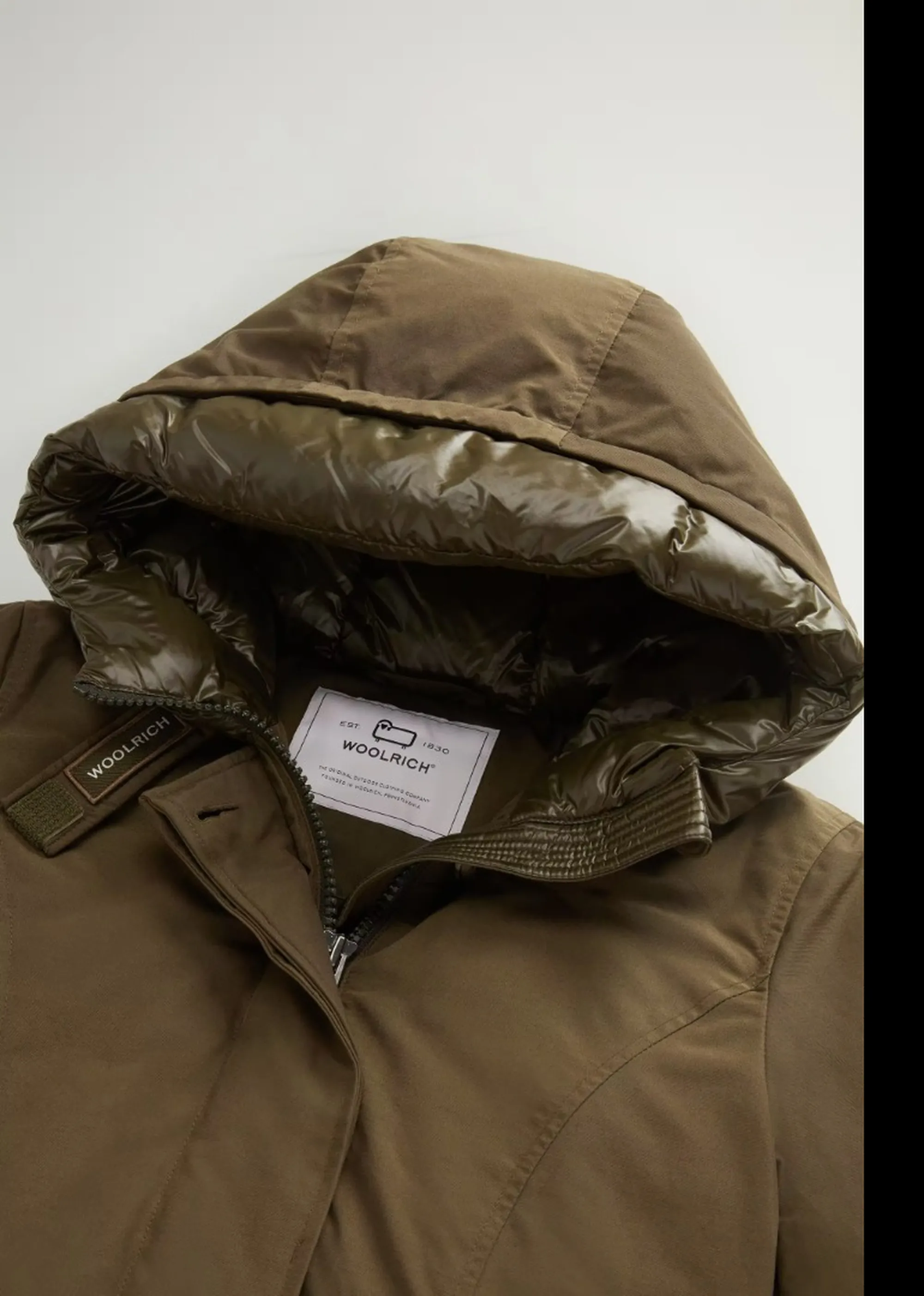 Woolrich B'Parka Arctic' Dark Green Wwou0580Fb 197444