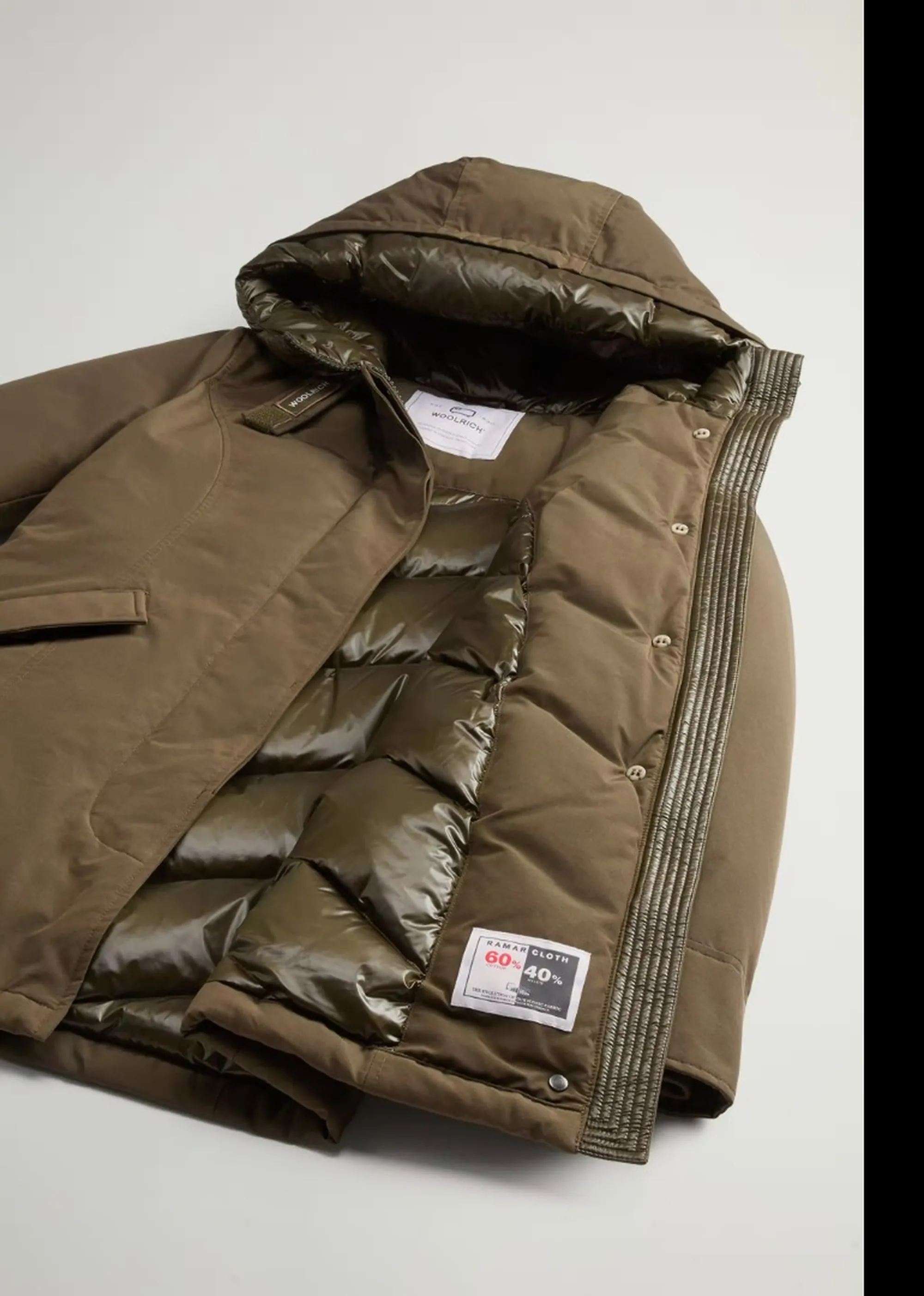 Woolrich B'Parka Arctic' Dark Green Wwou0580Fb 197446