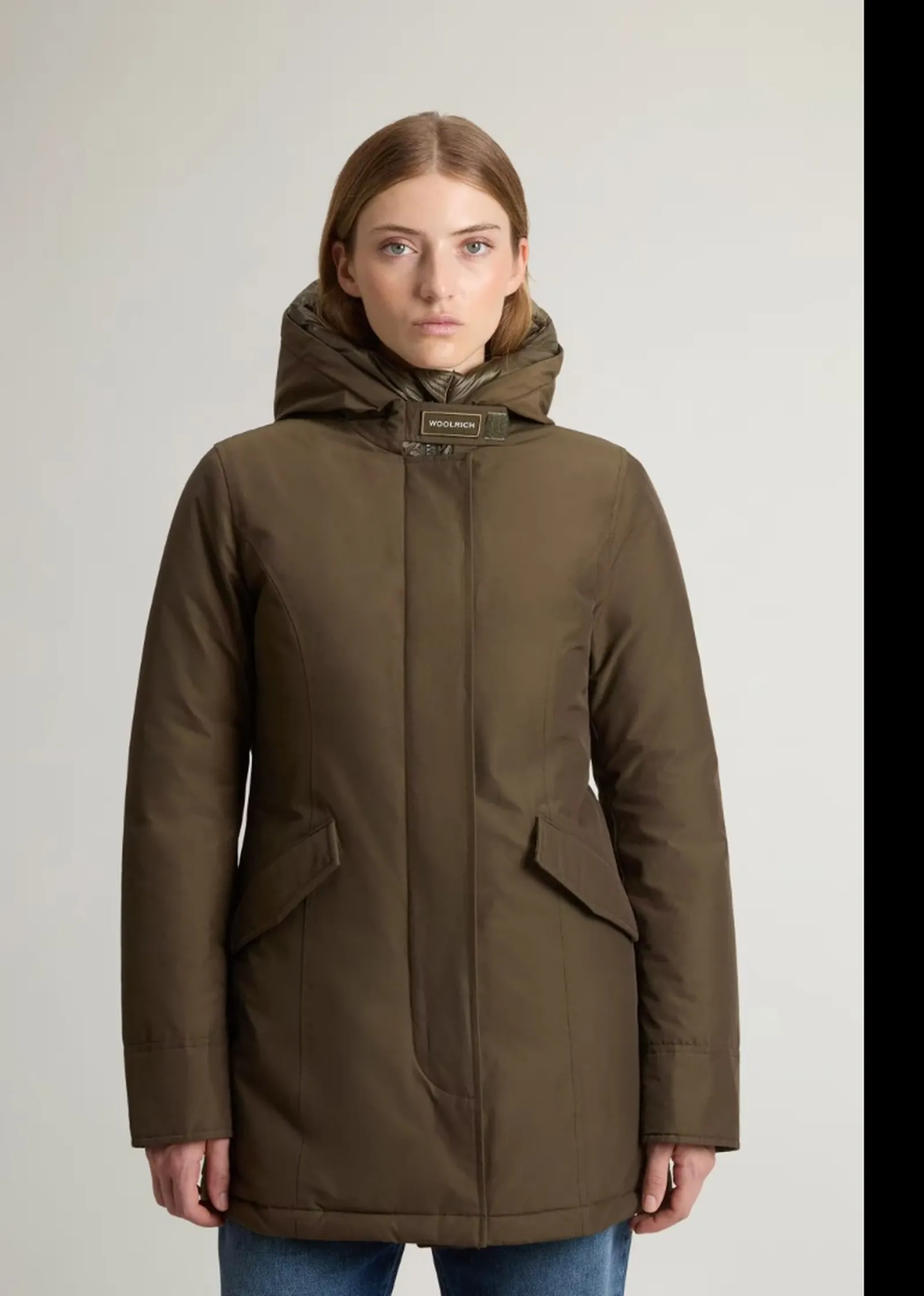 Woolrich Parka Arctic Dark Green Wwou0580Fb 197447