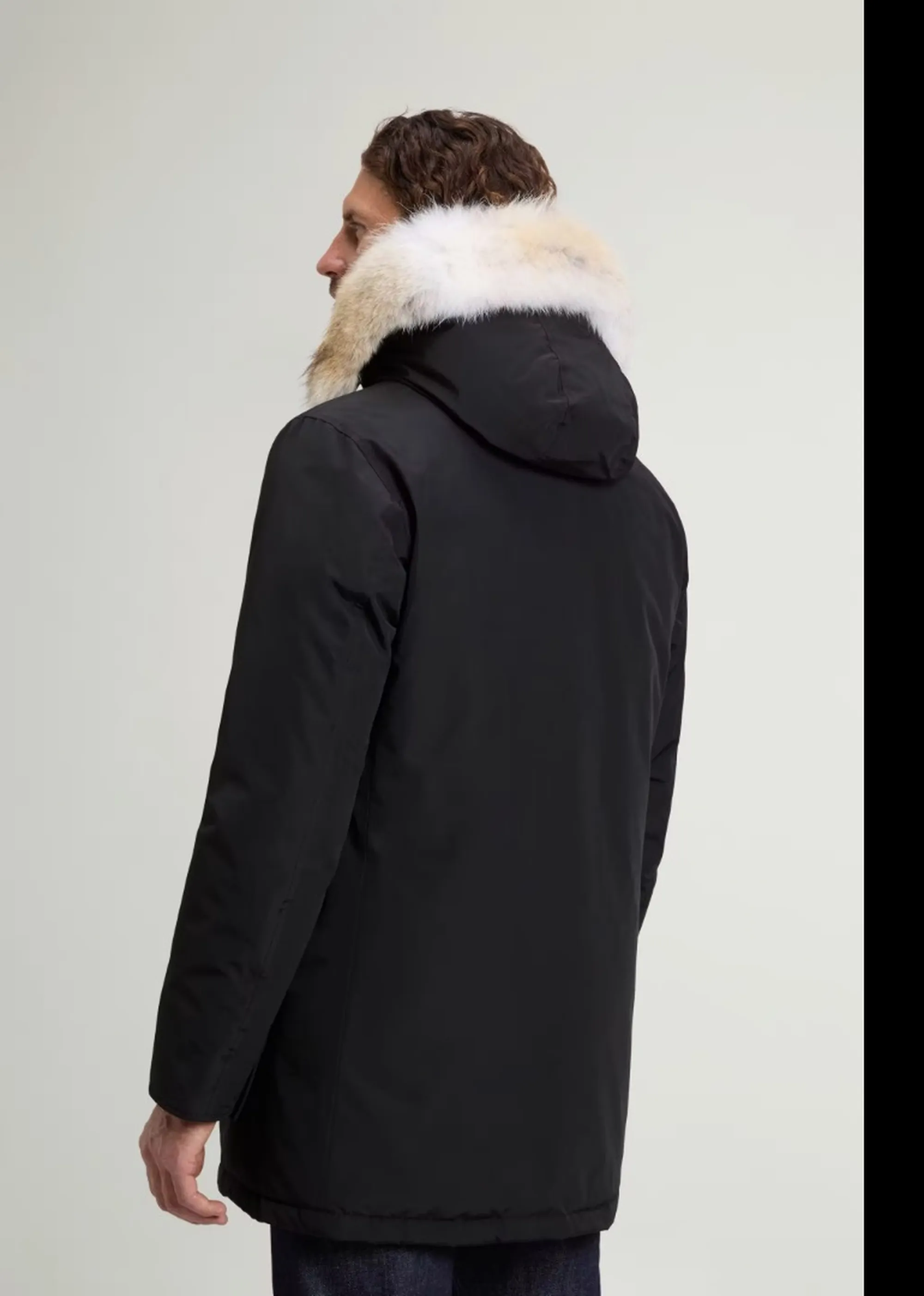 Woolrich Parka Arctic Detachable Fur Black Woou0482Mb 197210