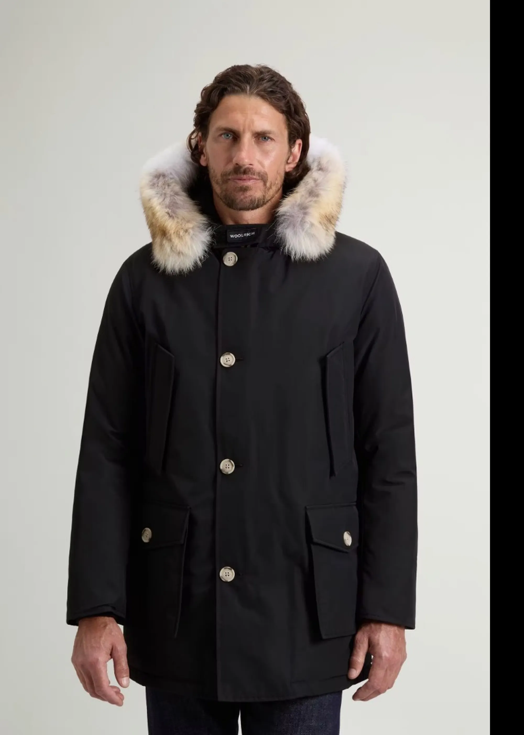 Woolrich Parka Arctic Detachable Fur Black Woou0482Mb 197217