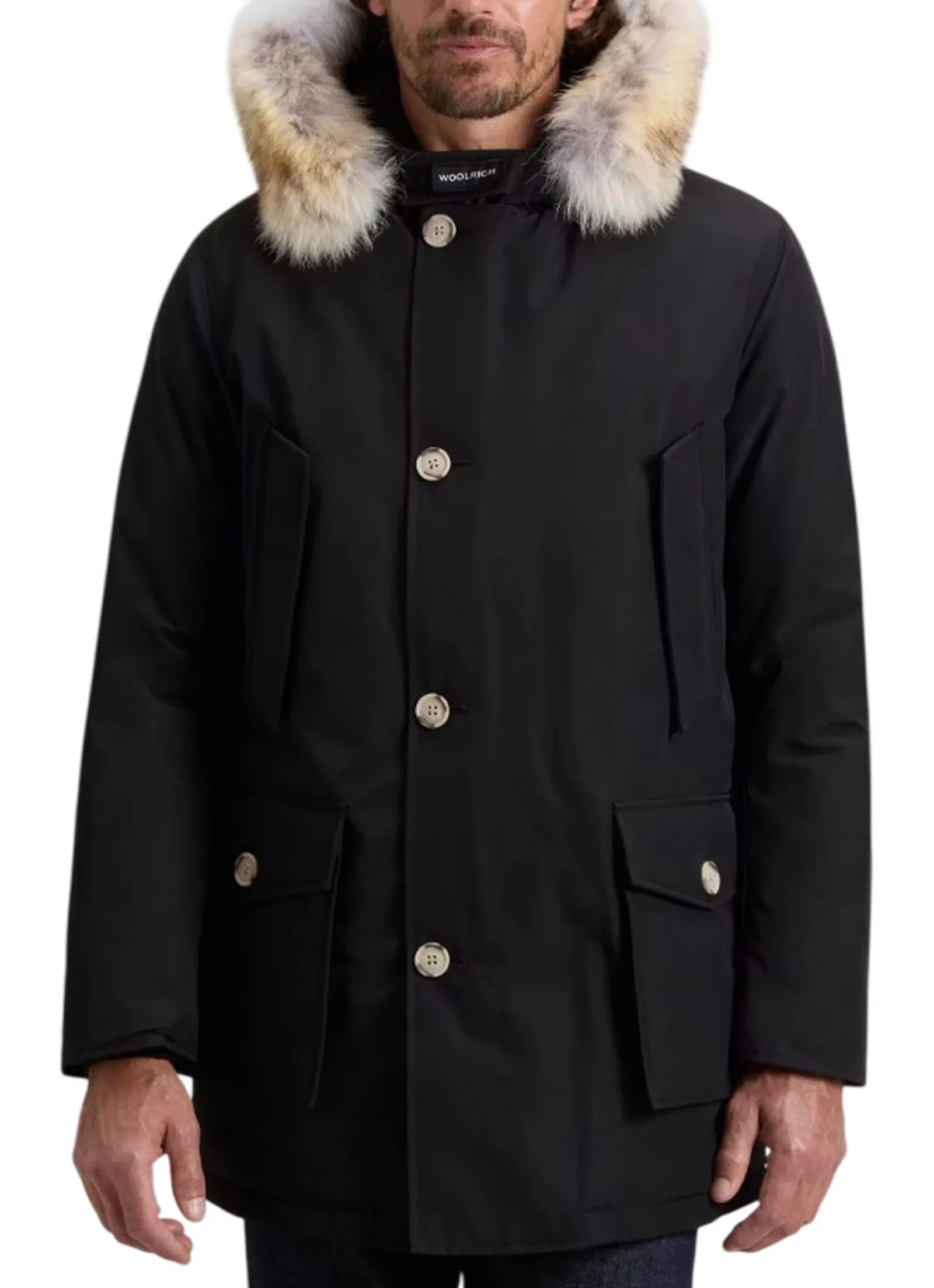 Woolrich Parka Arctic Detachable Fur Black Woou0482Mb 198154